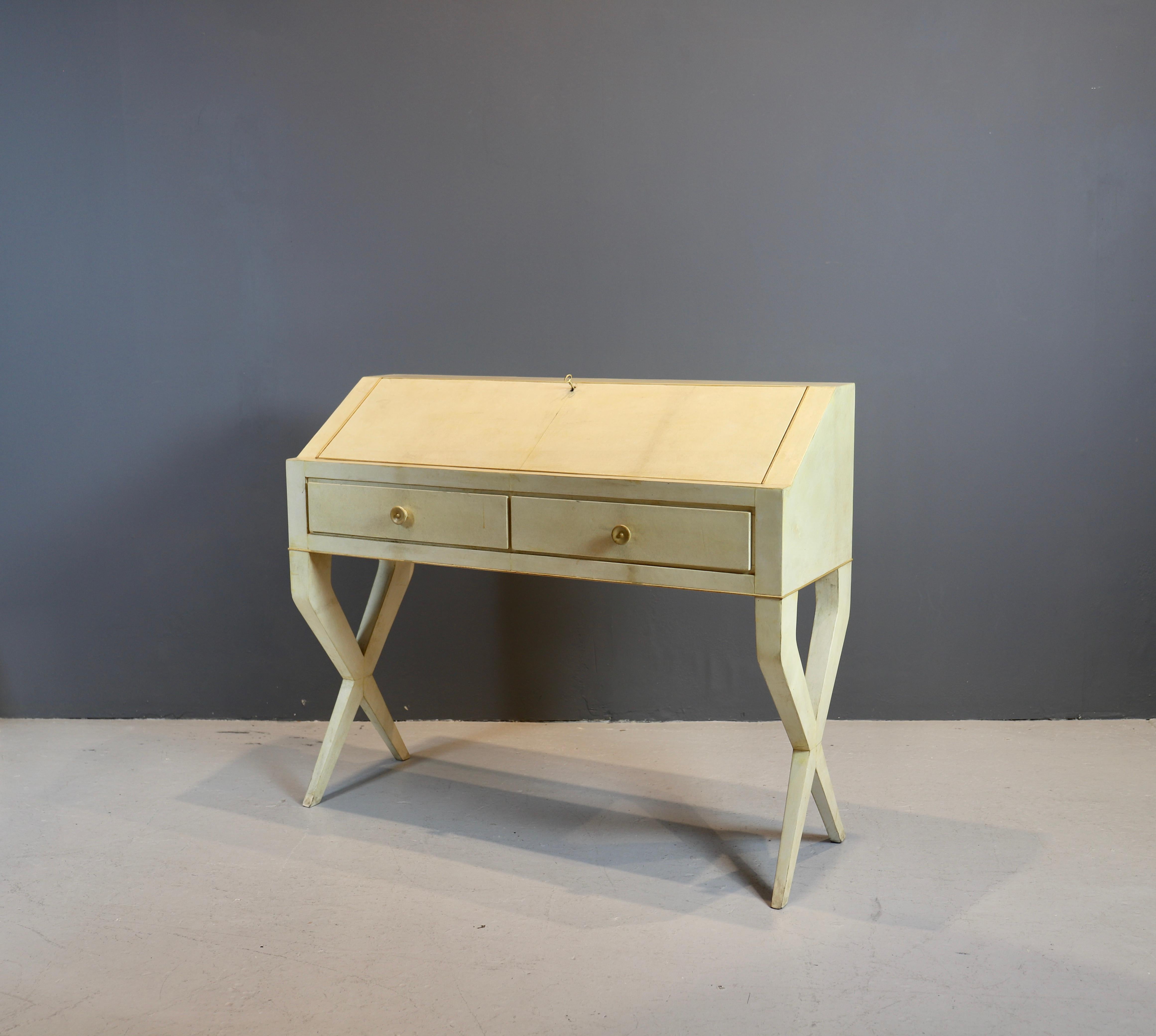 Gio Ponti Parchment Desk or Secretaire 2