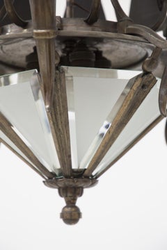 italian Patina Bronze Chandelie