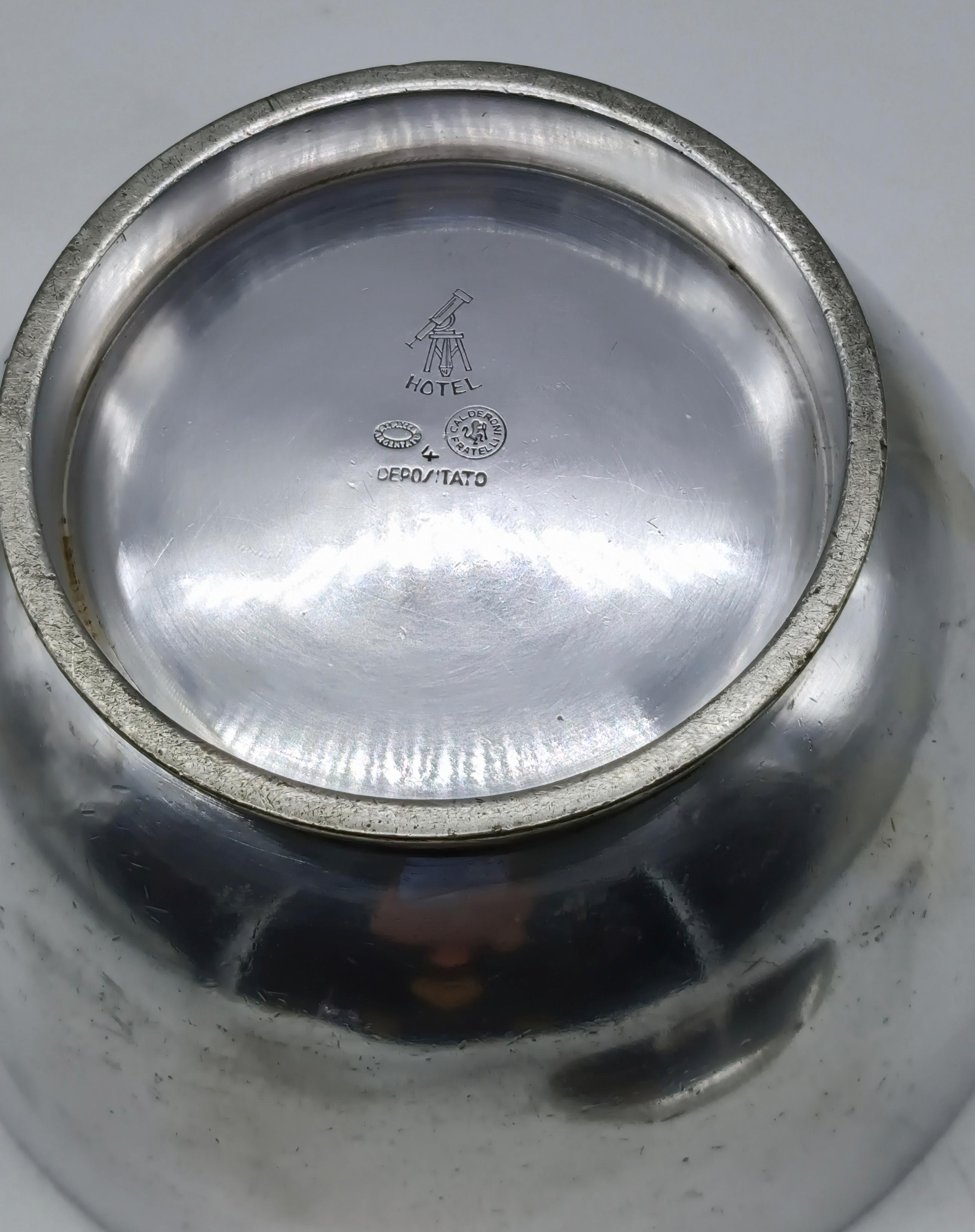 Gio Ponti pour F.lli Calderoni Ensemble de 2 soupières et 2 cafetières, Italie, années 1950 en vente 2