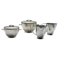 Gio Ponti for F.lli Calderoni Set of 2 Tureens and 2 Coffee Makers, Italy 1950s