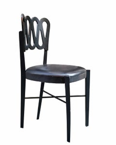 Gio Ponti pour F.lli Montina Sedia Nera Mod. "969", Italie, années 1960