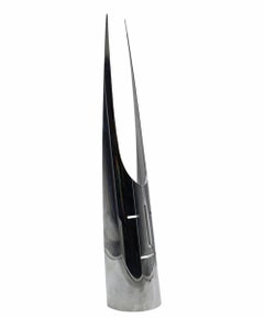 Gio Ponti for Lino Sabattini Sculpture in Metal "Horned Mask," Italy 1970