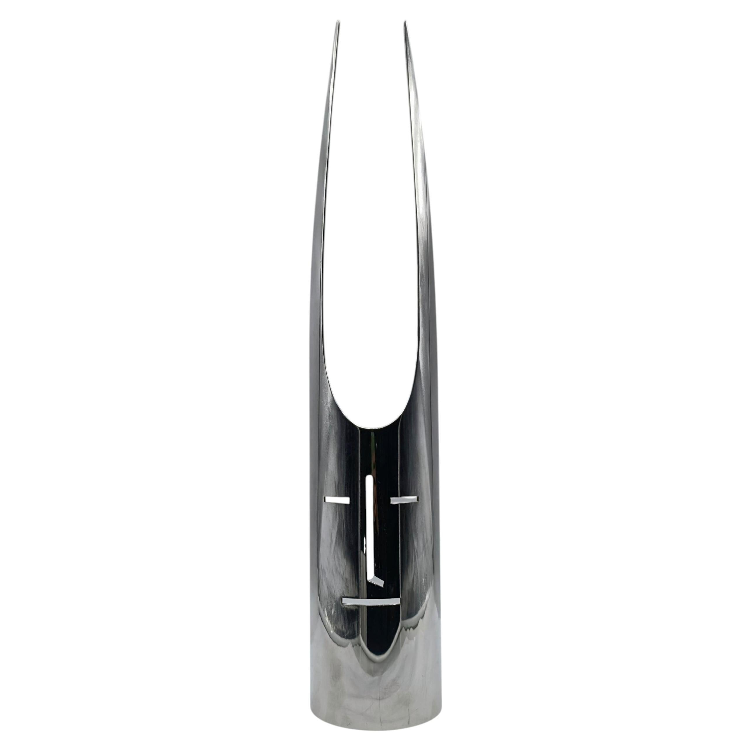 Gio Ponti for Lino Sabattini Sculpture in Metal "Horned Mask," Italy 1970