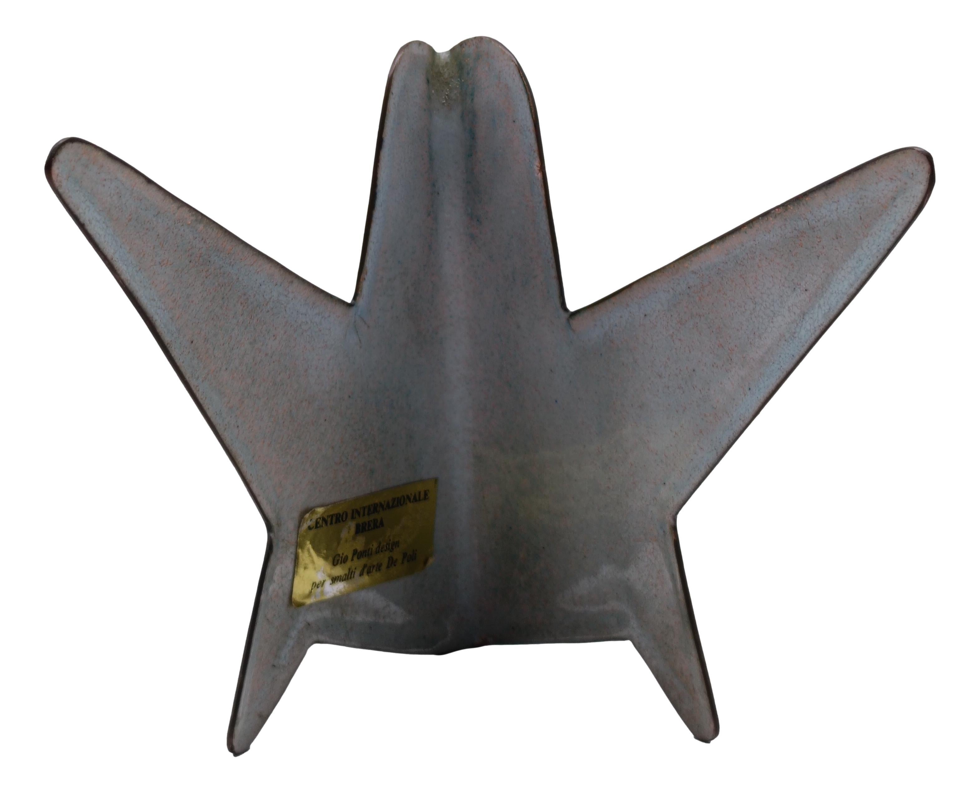 Italian Gio Ponti pour Smalti d'Arte De Poli Sculpture 'Colombina' Italie 1950s en vente
