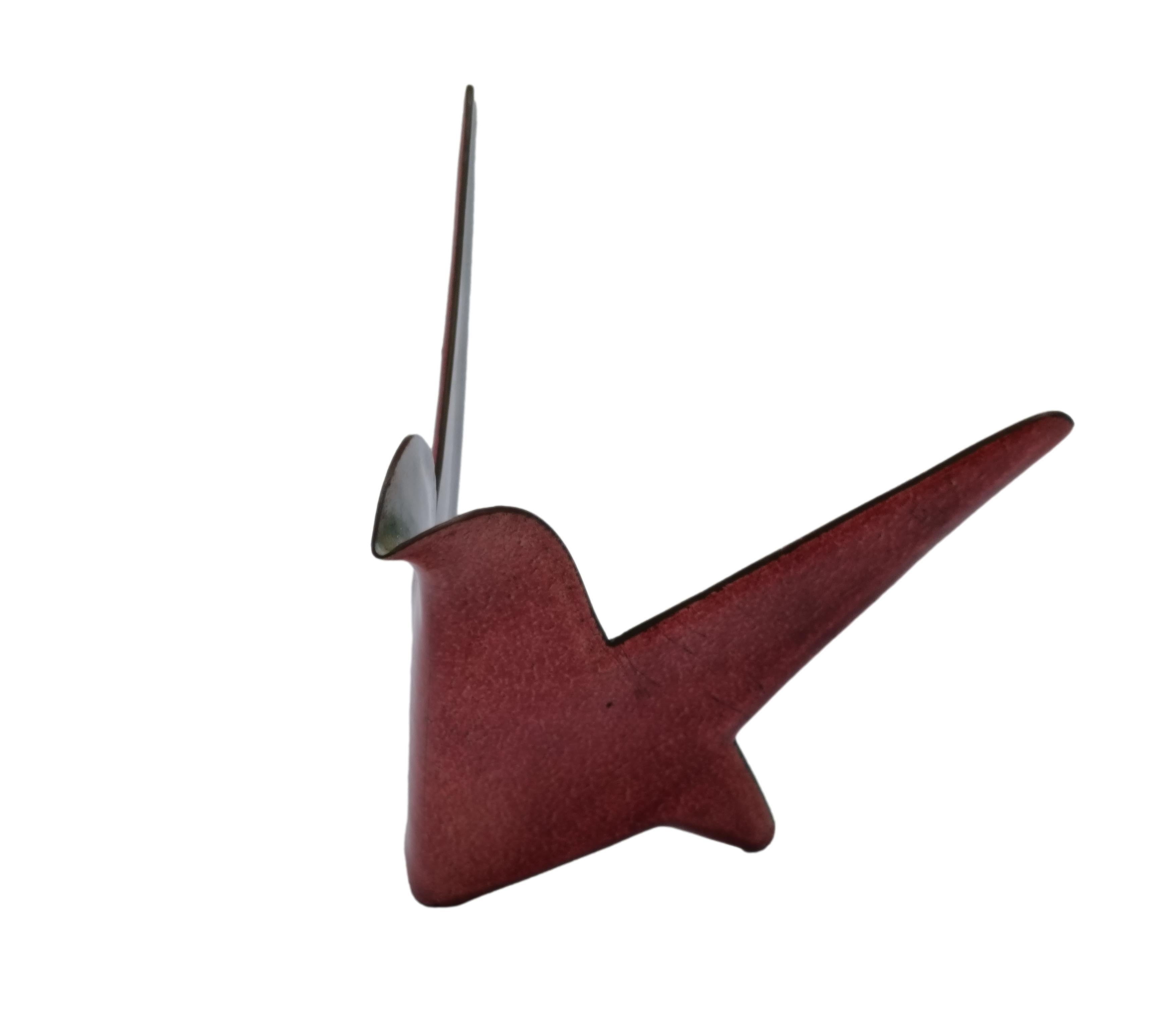 Gio Ponti pour Smalti d'Arte De Poli Sculpture 'Colombina' Italie 1950s Bon état - En vente à Naples, IT