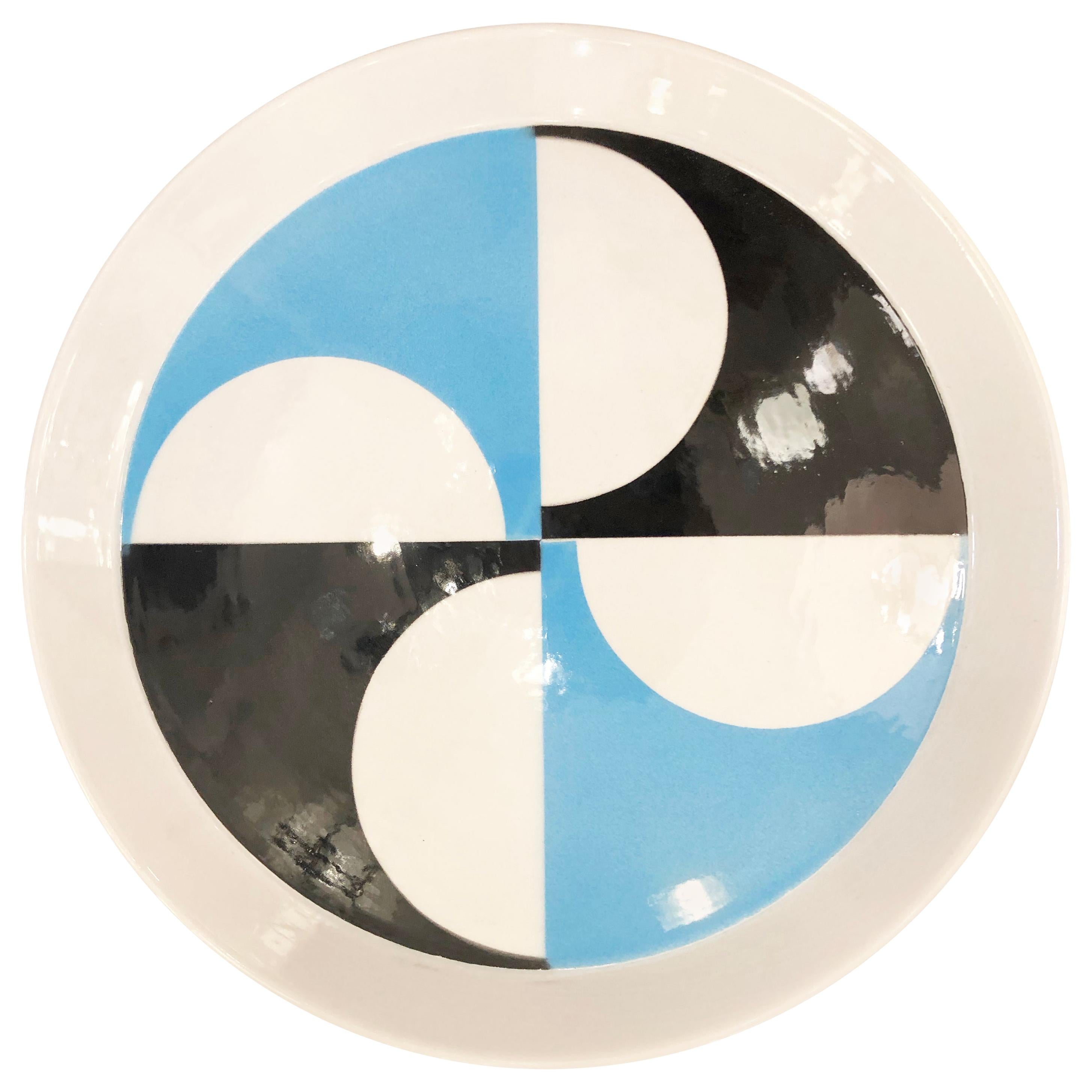 Assiette de Gio Ponti pour Ceramiche Franco Pozzi