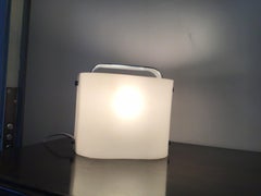 Gio Ponti “Polsino” Table Lamp Plexiglass and Polished Chrome-Plated Steel 1967