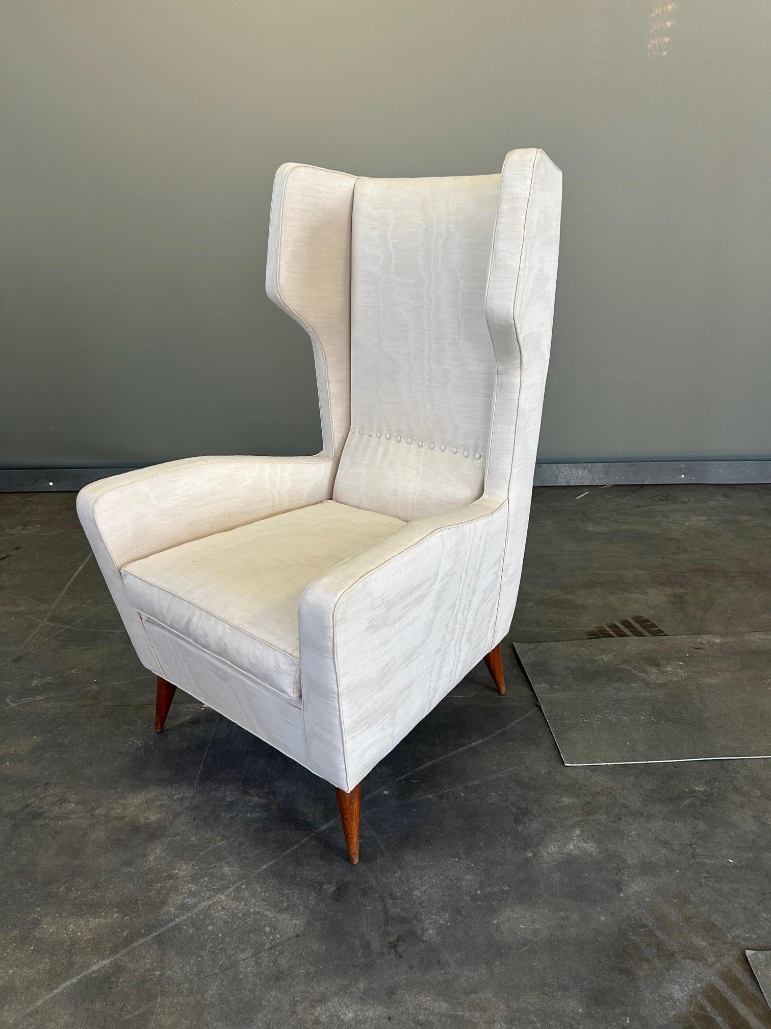 Gio Ponti Poltrona bergère pezzo unico degli anni '50 In condizioni ottime in vendita a Padova, IT