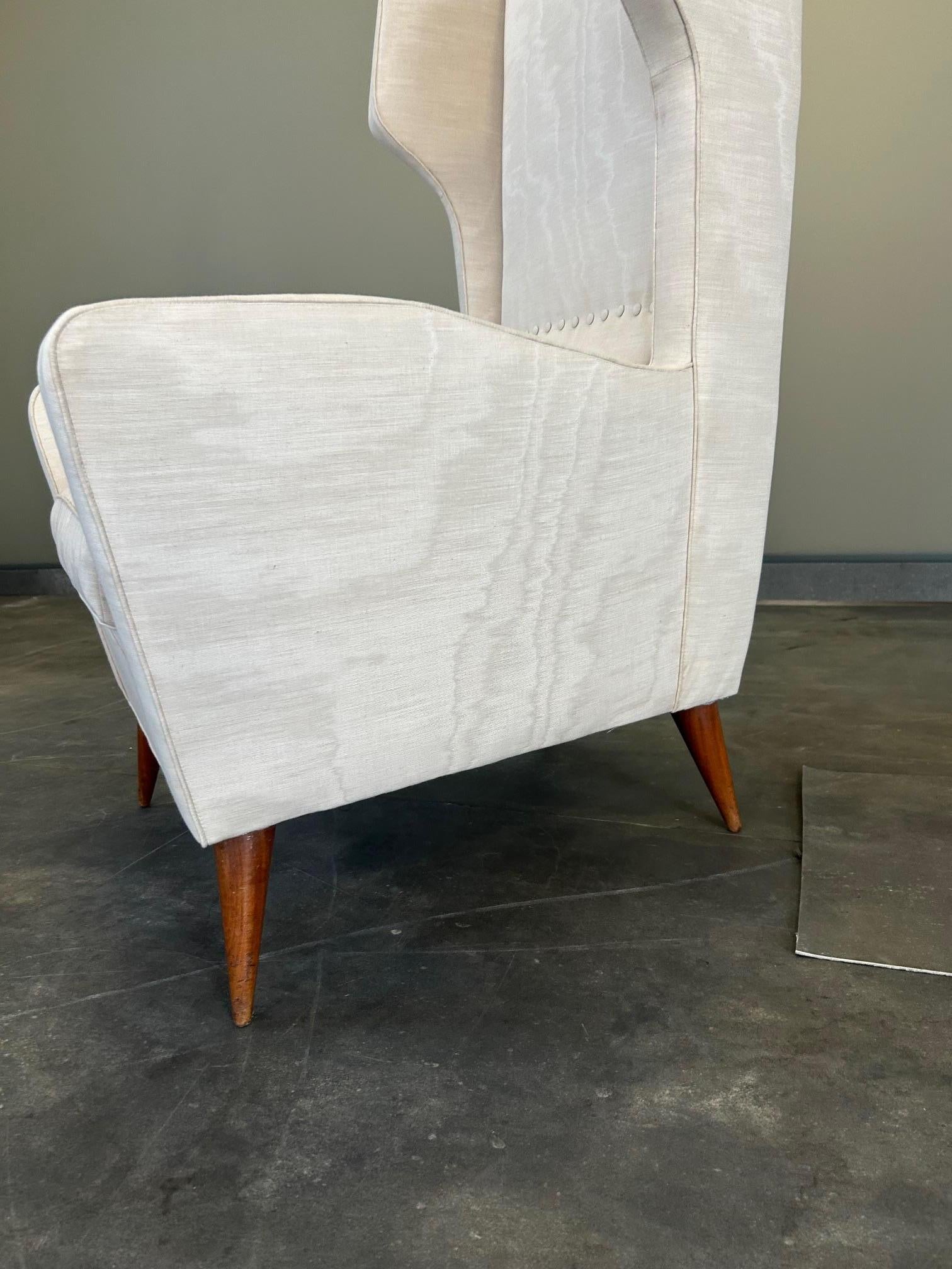 Gio Ponti Poltrona bergère pezzo unico degli anni '50 in vendita 3