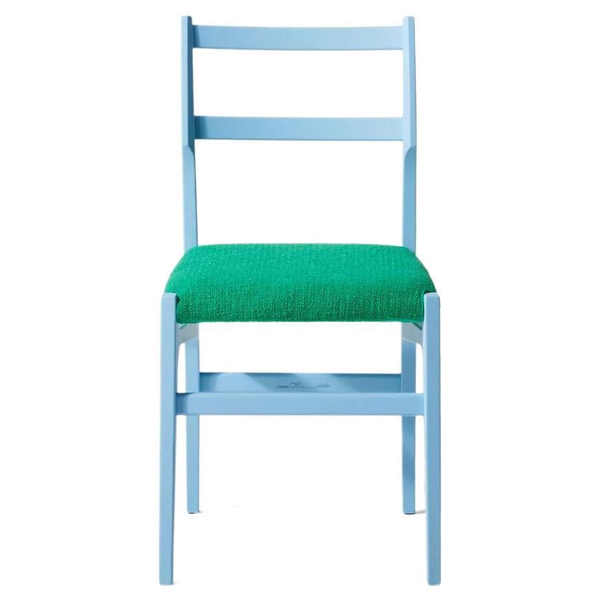 Gio Ponti Principi-Stuhl in Weiß, Blau, Rot oder Schwarz für Cassina, Italien, neu 