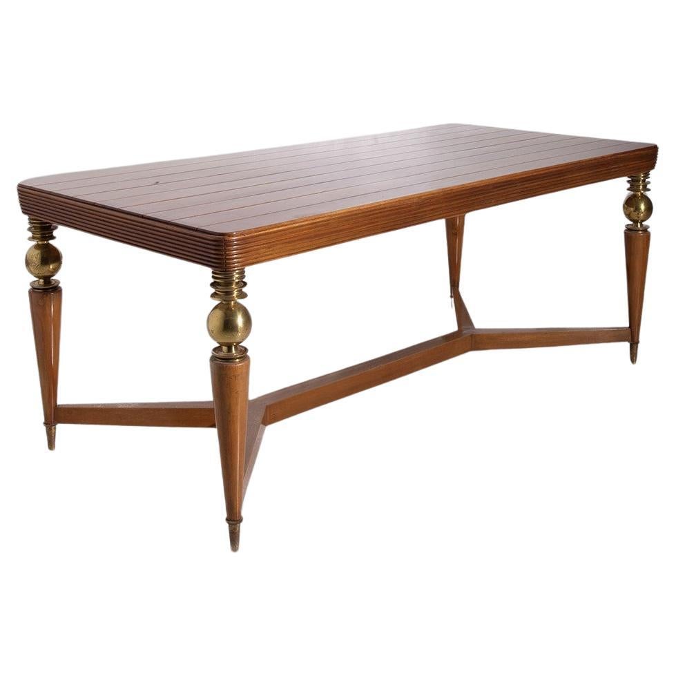 Gio Ponti Rare dining Table Museum-Level Archival Documentation in vendita