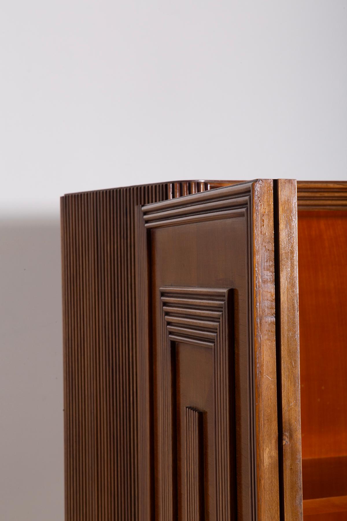 Gio Ponti rare high sideboard for IV Triennale Monza, WitH CERTIFICATE in vendita 2