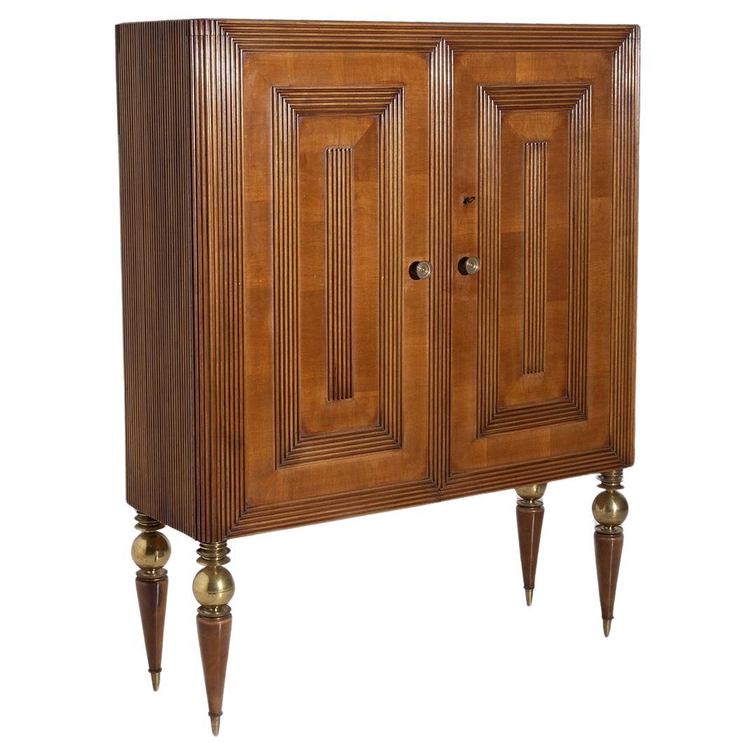 Gio Ponti rare high sideboard for IV Triennale Monza, WitH CERTIFICATE