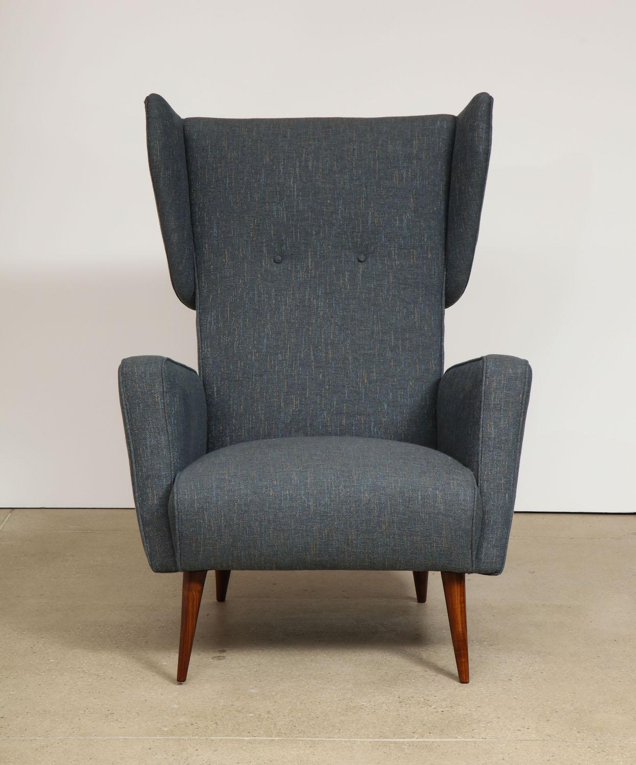 Gio Ponti, seltenes Paar Loungesessel 2