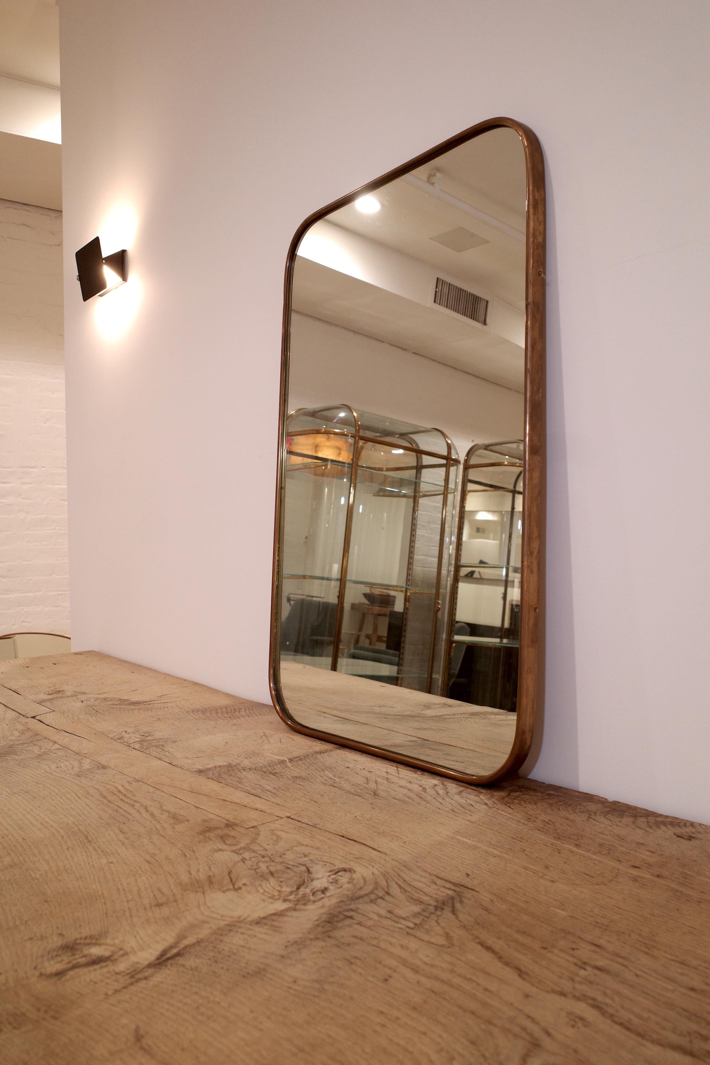 Mid-Century Modern Gio Ponti Rectangular Mirror by Fontana Arte For Sale