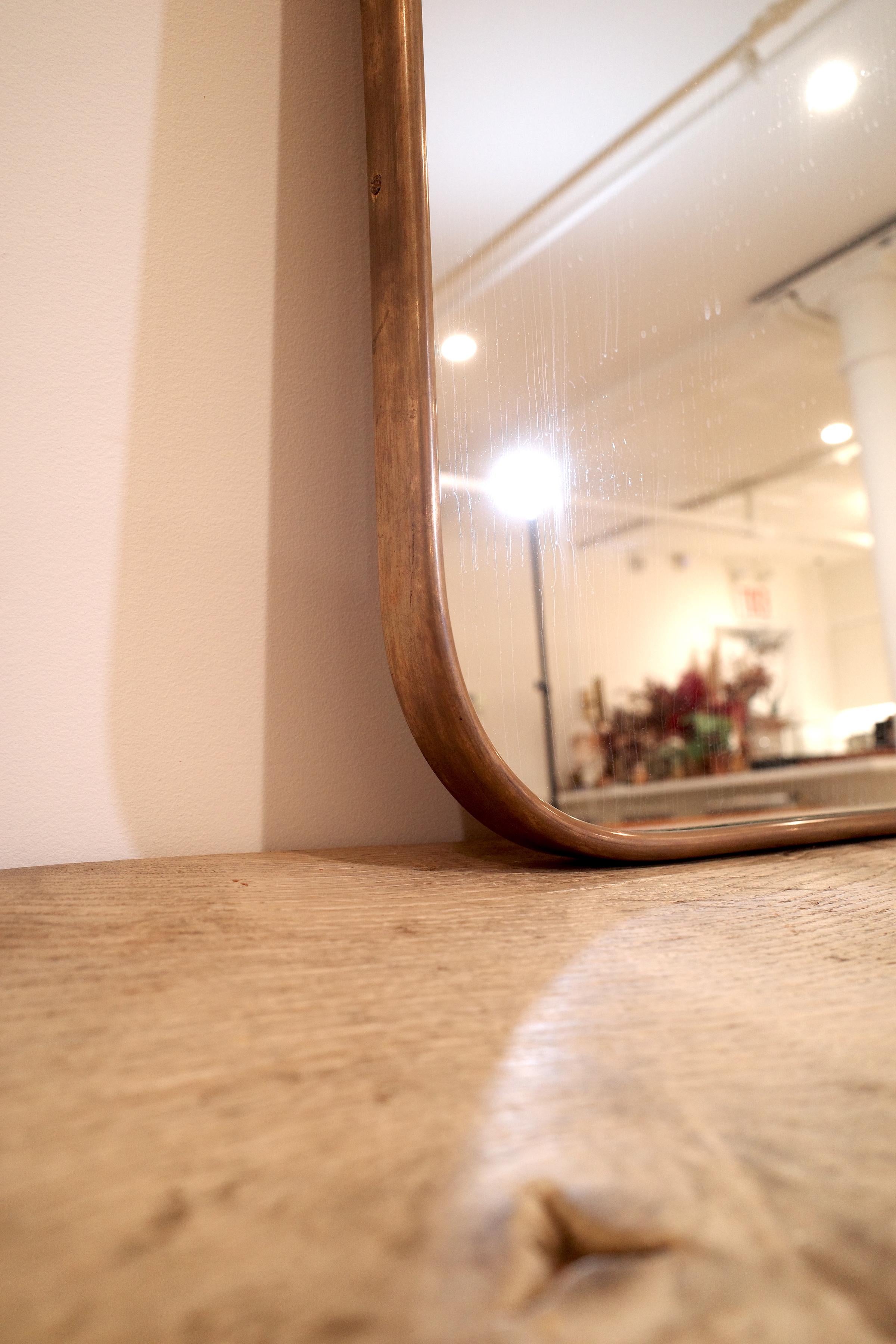 Gio Ponti Rectangular Mirror by Fontana Arte For Sale 1