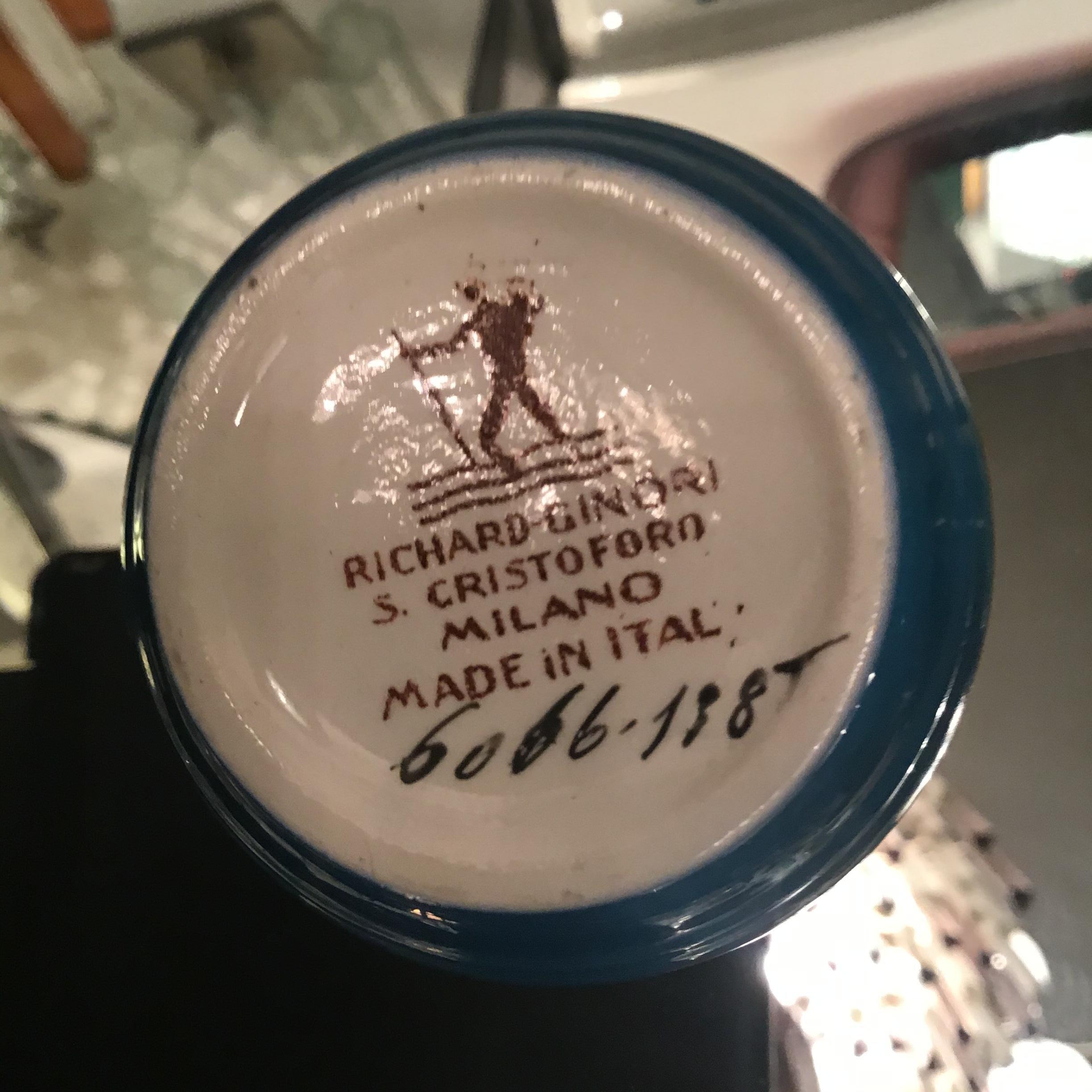 Gio' Ponti Richard Ginori Vase N 5 Céramique 1930 Italie en vente 9