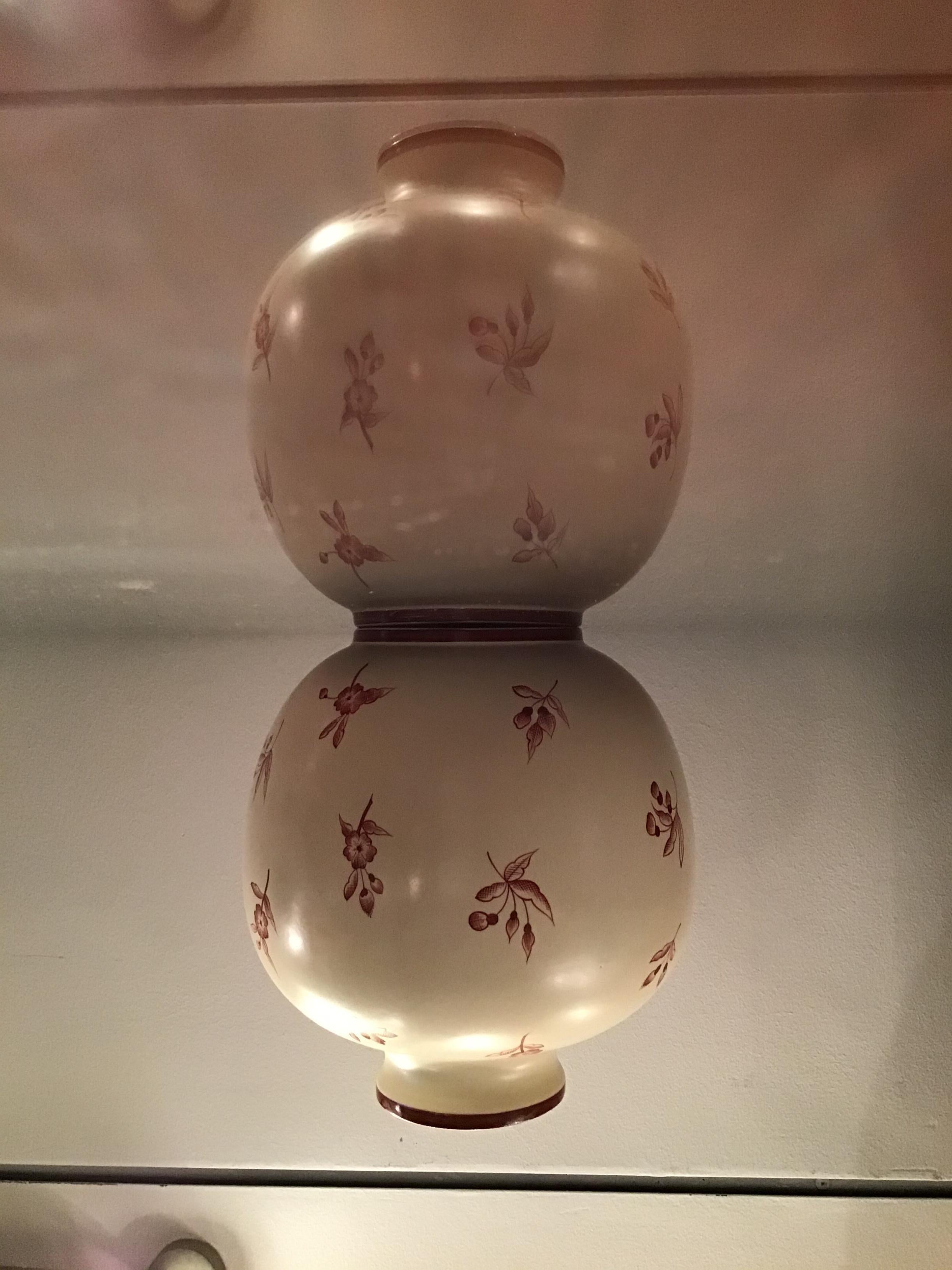 Italian Gio’ Ponti Richard Ginori Vase Ceramic, 1930, Italy For Sale