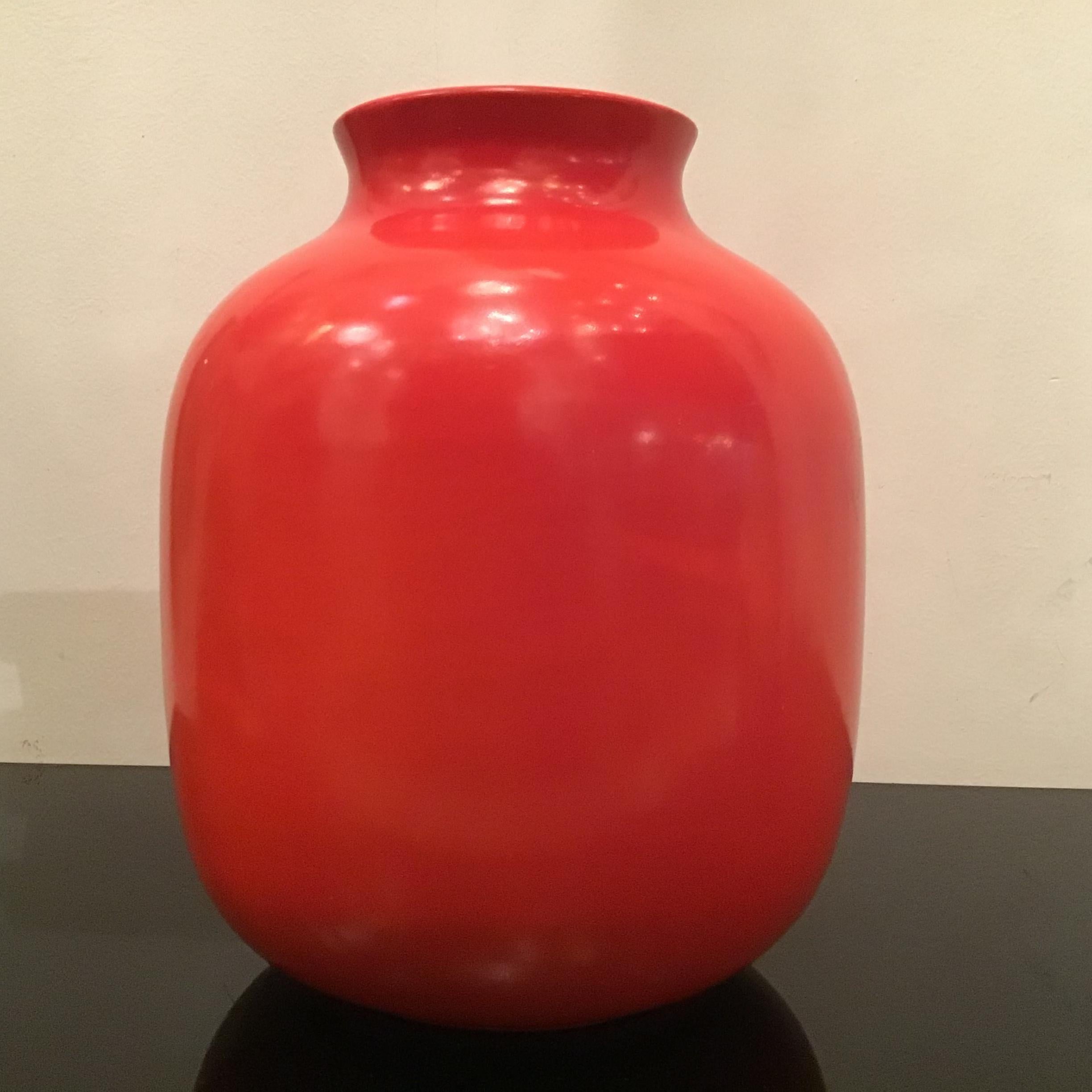 Mid-20th Century Gio Ponti #Richard Ginori# Vase Ceramic, 1950, Italy 