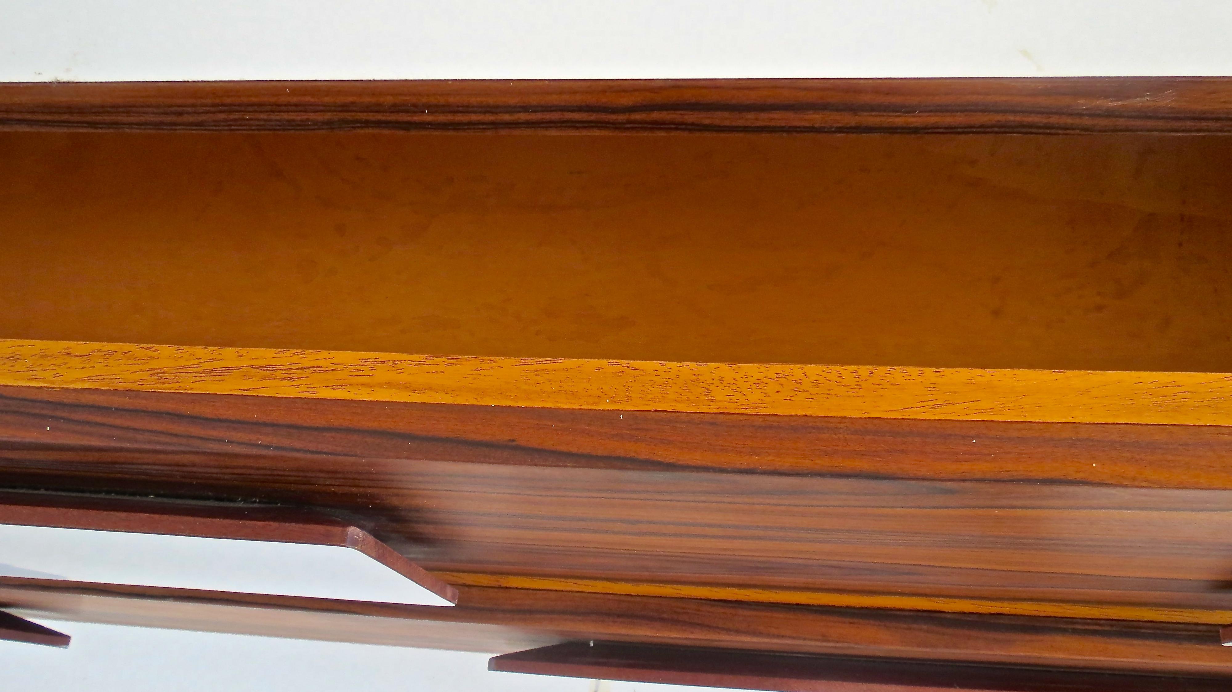 Gio Ponti rosewood and white laminate cabinet from Hotel PdP Rome, 1964 7