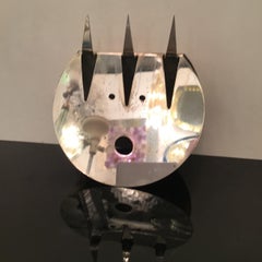 Gio Ponti “Sabattini “ La luna Strega Silver Metal 1978 Italy