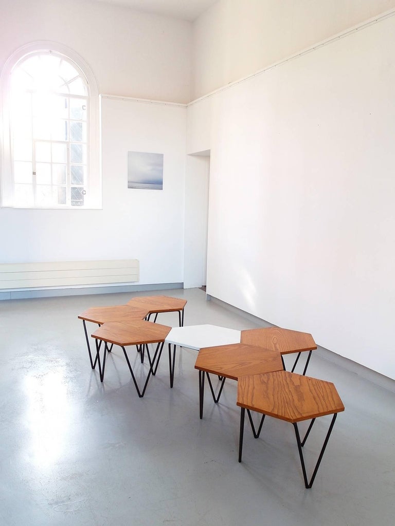 Gio Ponti Set Of Seven Modular Coffee Tables For I S A