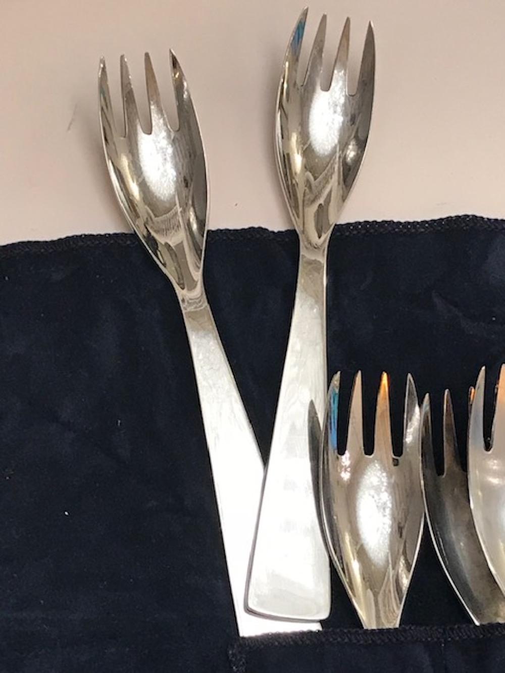 Mid-Century Modern Gio' Ponti Set of Knifes and Forks, 1950s