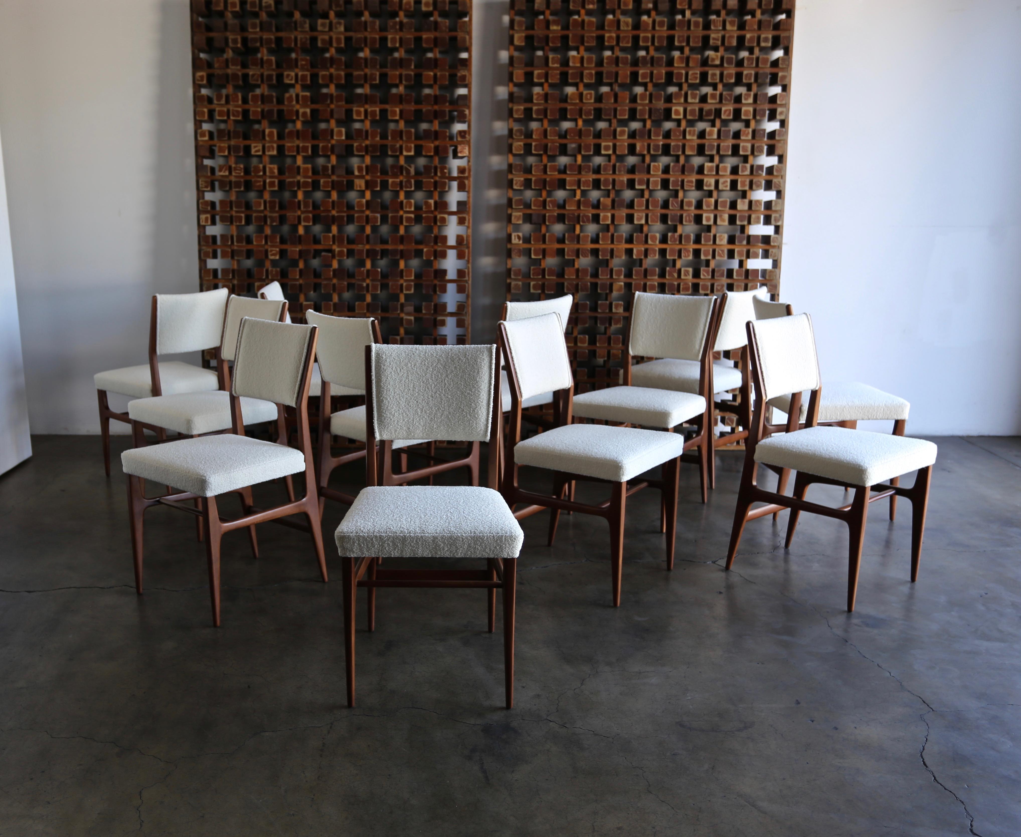 Gio Ponti Set of Twelve Dining Chairs for Singer & Sons, circa 1950 3