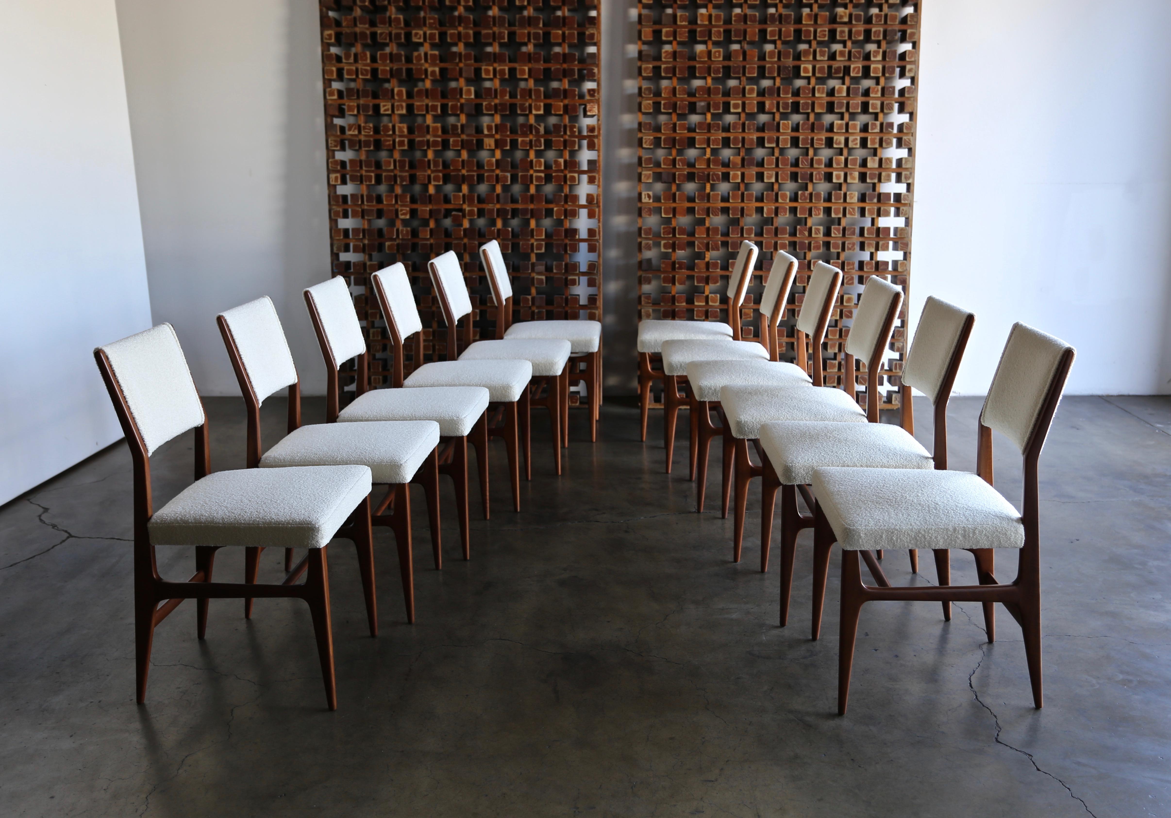 Gio Ponti Set of Twelve Dining Chairs for Singer & Sons, circa 1950 4