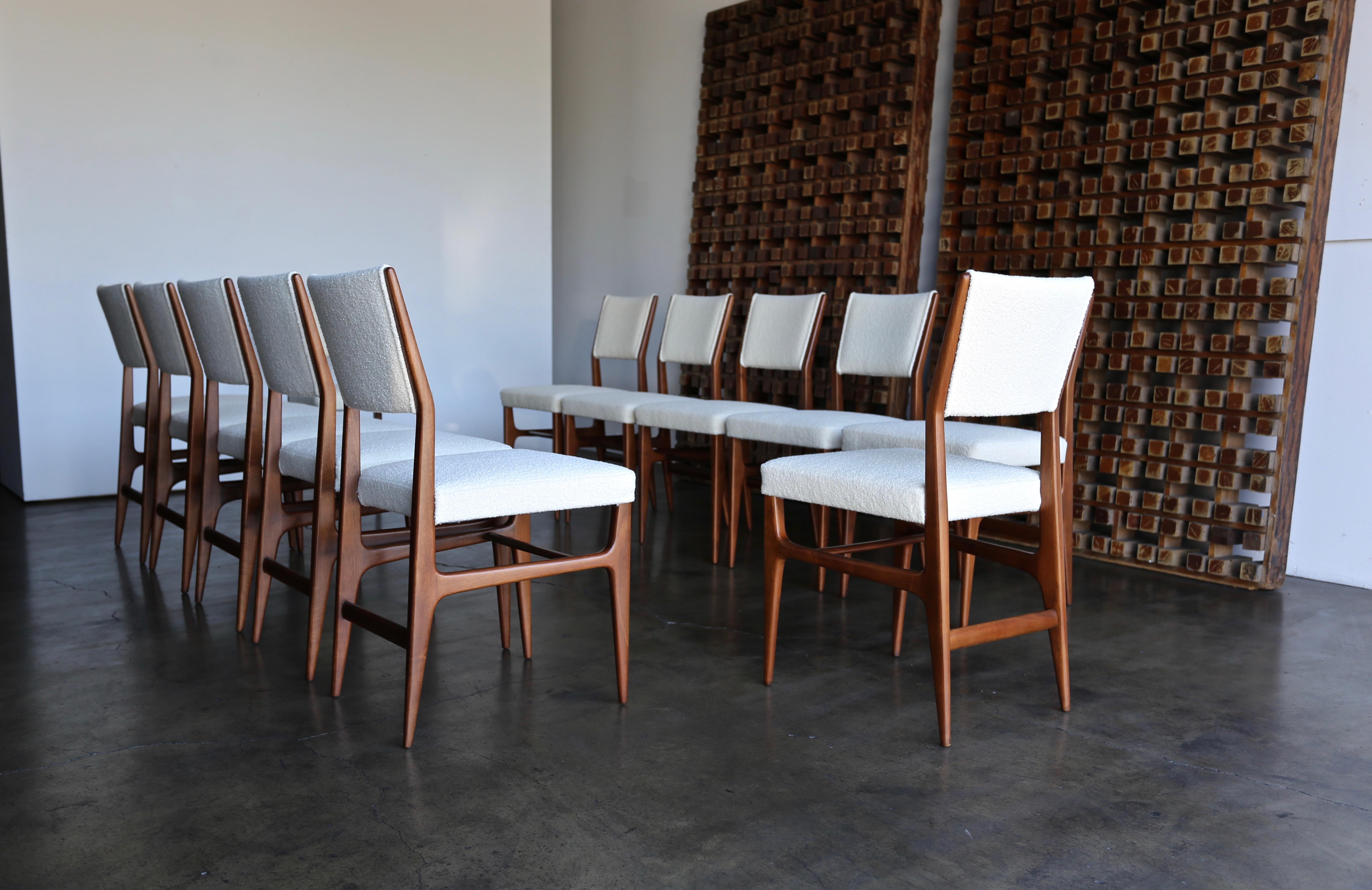 Gio Ponti Set of Twelve Dining Chairs for Singer & Sons, circa 1950 1