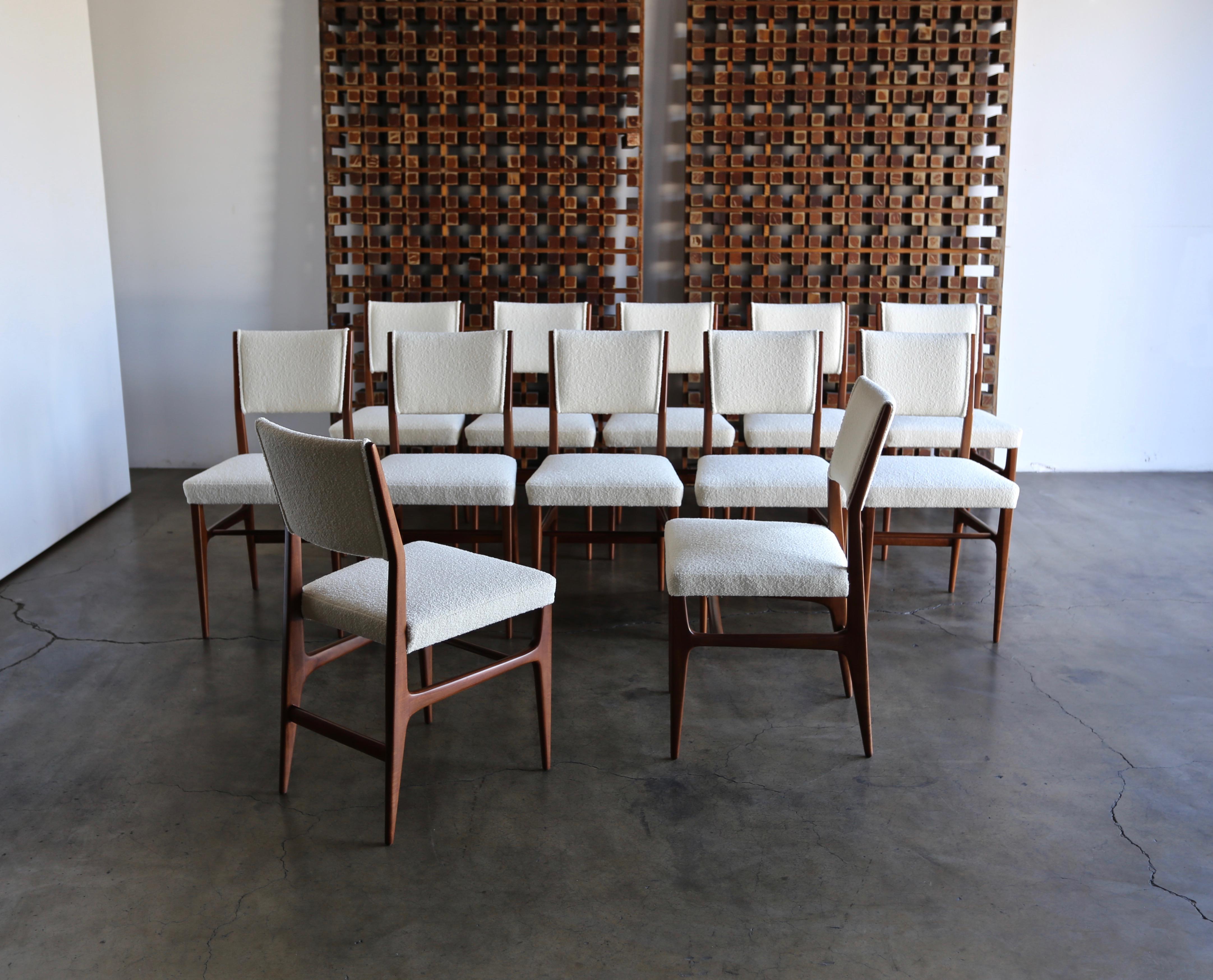 Gio Ponti Set of Twelve Dining Chairs for Singer & Sons, circa 1950 2