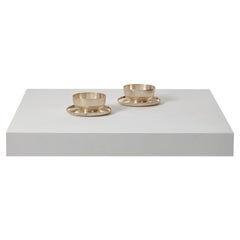 Juego de dos cuencos plateados Gio Ponti para Krupp Milano - Italia, años 50