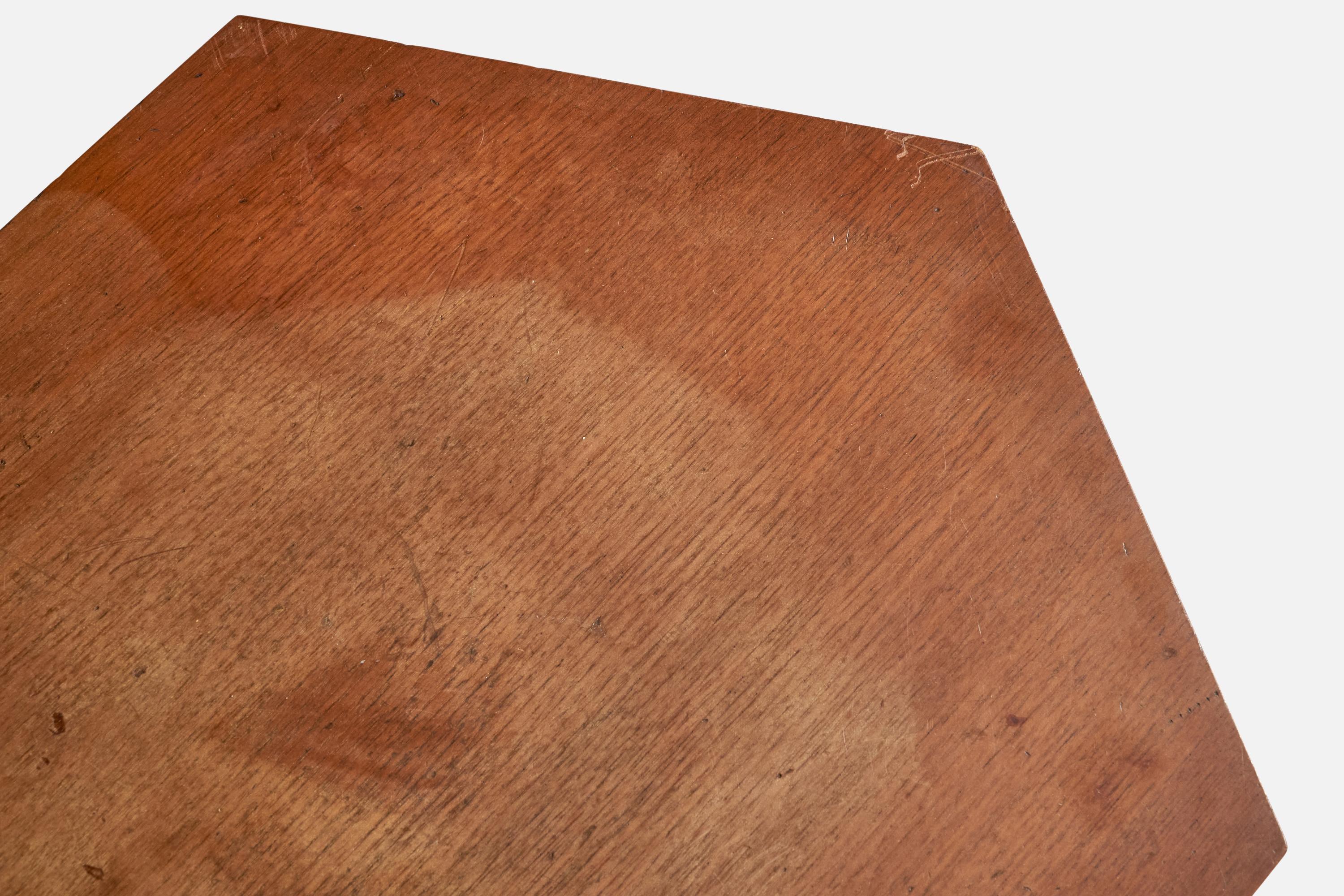 Gio Ponti, Mesa auxiliar, Madera, Metal, Italia, Años 50 mediados del siglo XX en venta