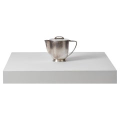 Gio Ponti silver-plated teapot for Fratelli - Italy, 1950s