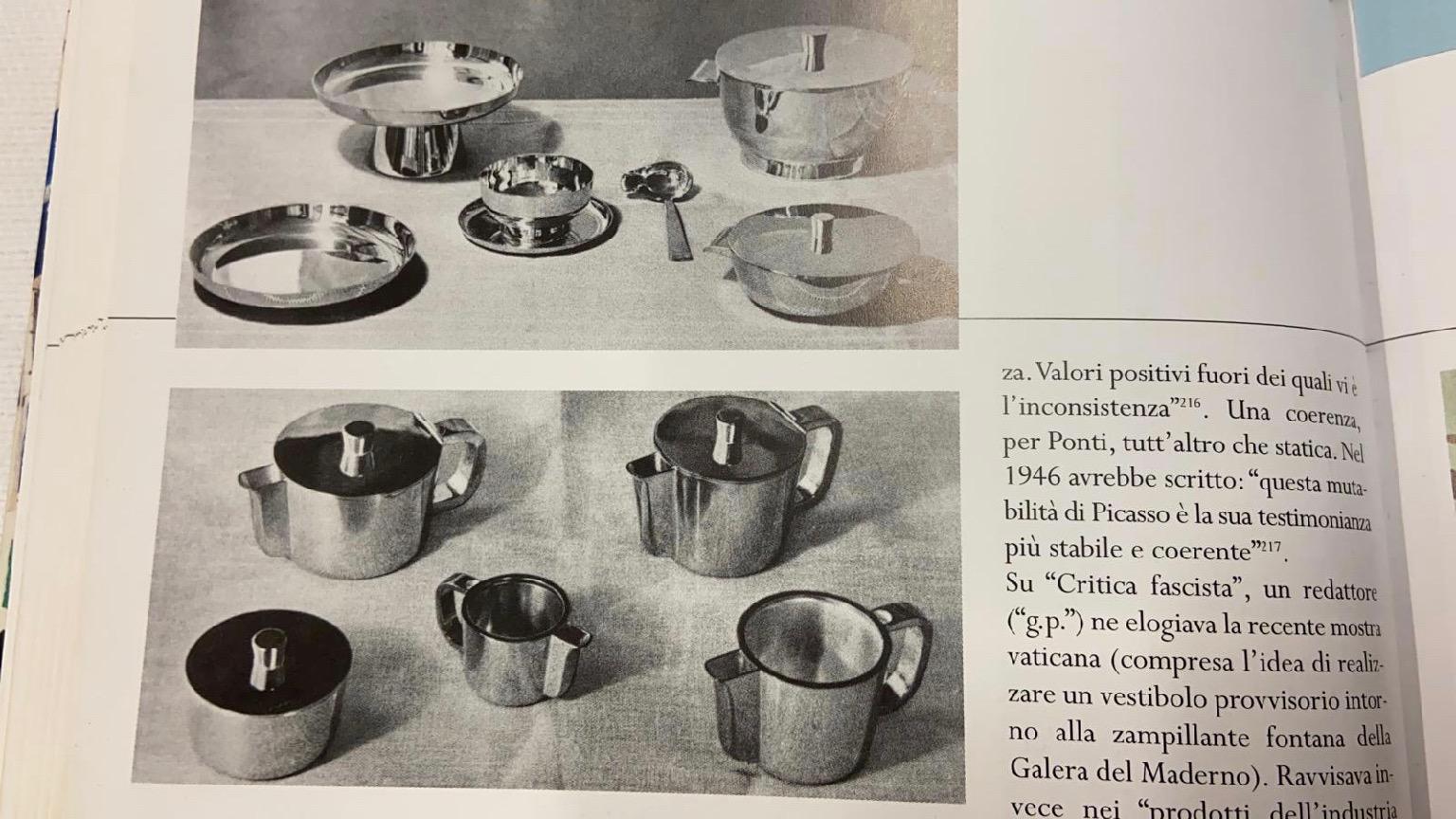 Sopera y tapa bañadas en plata Gio Ponti, salsera grande, cuenco para servir, Krupp en venta 5