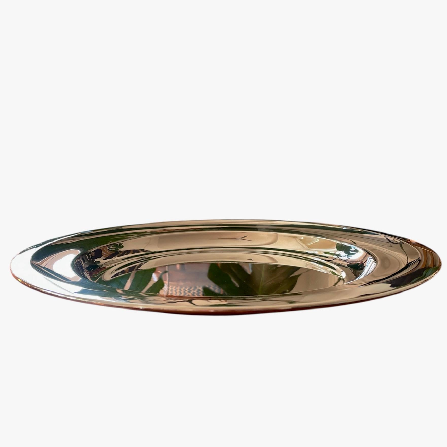 Silvered Gio Ponti Silver Plated Tureen, Sauce Boat, large Serving Dish and Bowls, Krupp For Sale