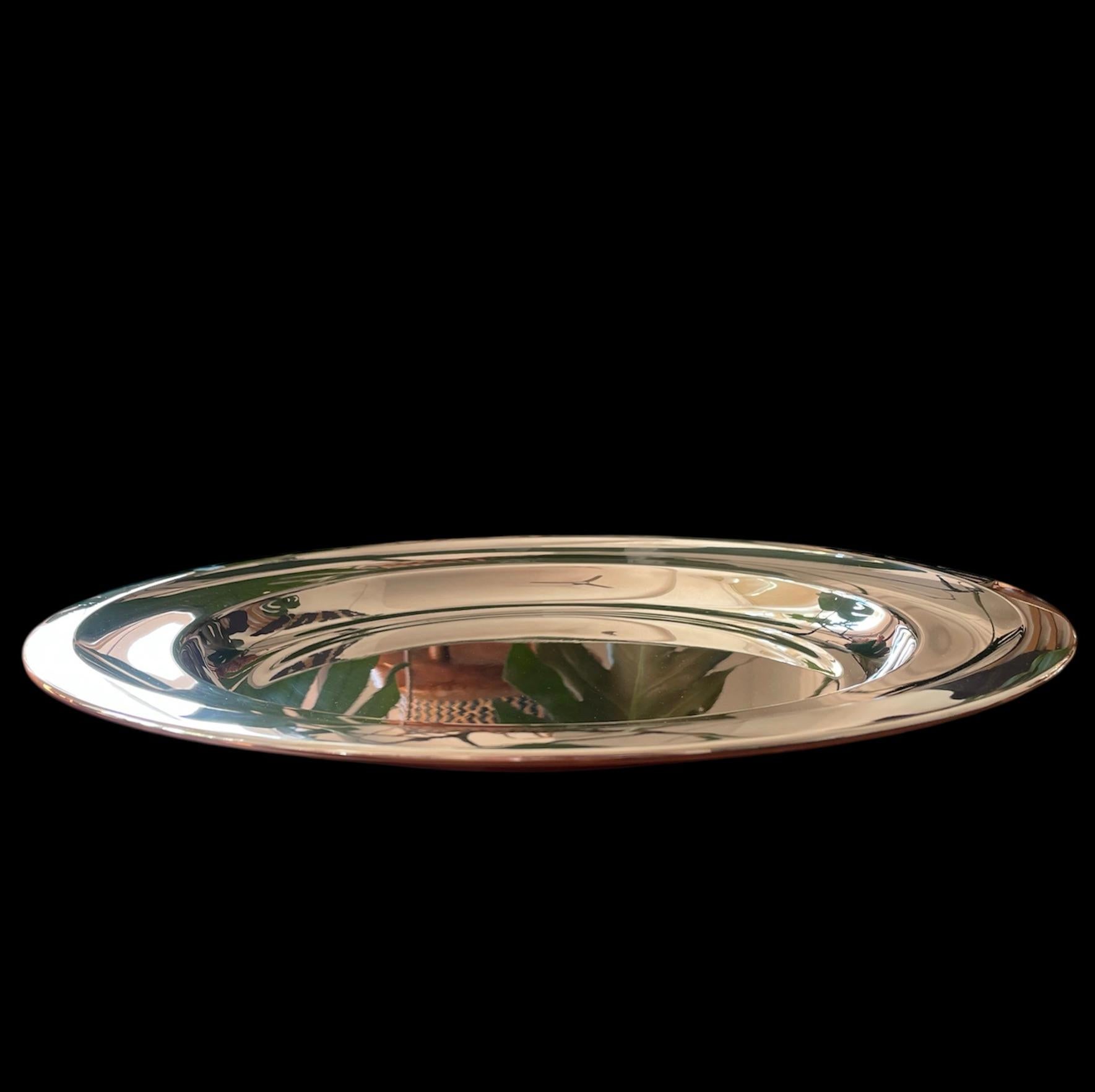 Gio Ponti Silver Plated Tureen, Sauce Boat, large Serving Dish and Bowls, Krupp For Sale 1