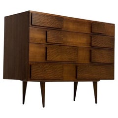 Gio Ponti, Singer & Sons, Italian Mid-Century Modern, Cabinet, Walnut, Labeled