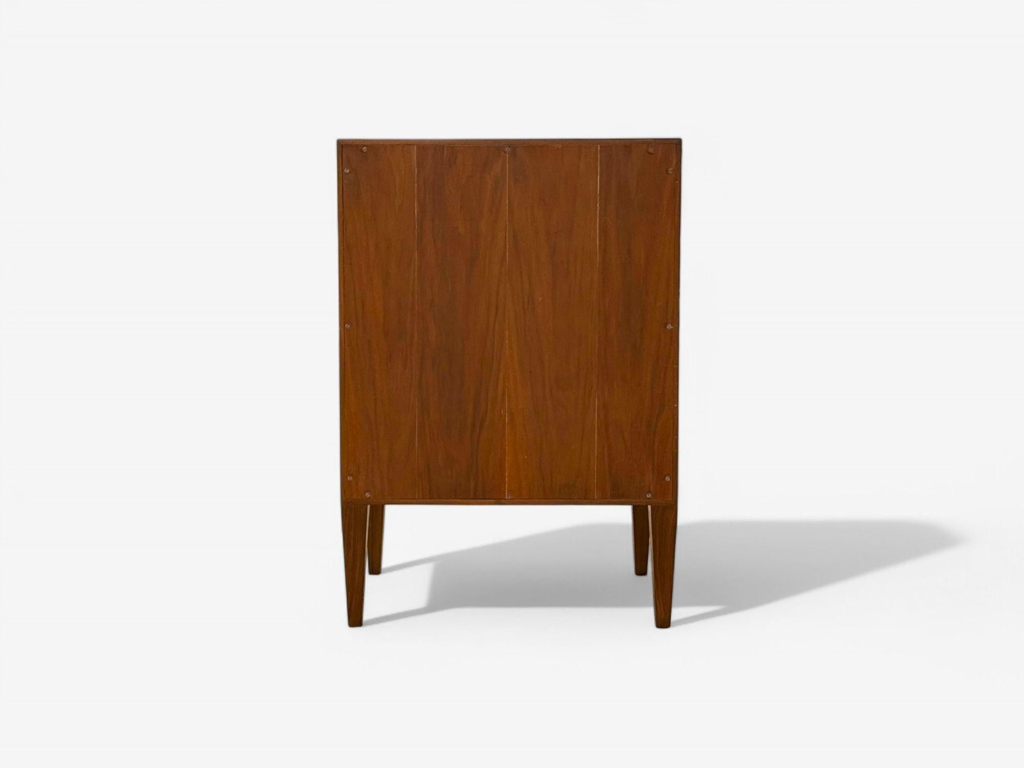 Gio Ponti, Singer & Sons, Mid-Century Modern, Rare Sculptural Nightstands, 1950s For Sale 4