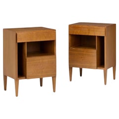 Gio Ponti, Singer & Sons, Mid-Century Modern, Rare Sculptural Nightstands, 1950s