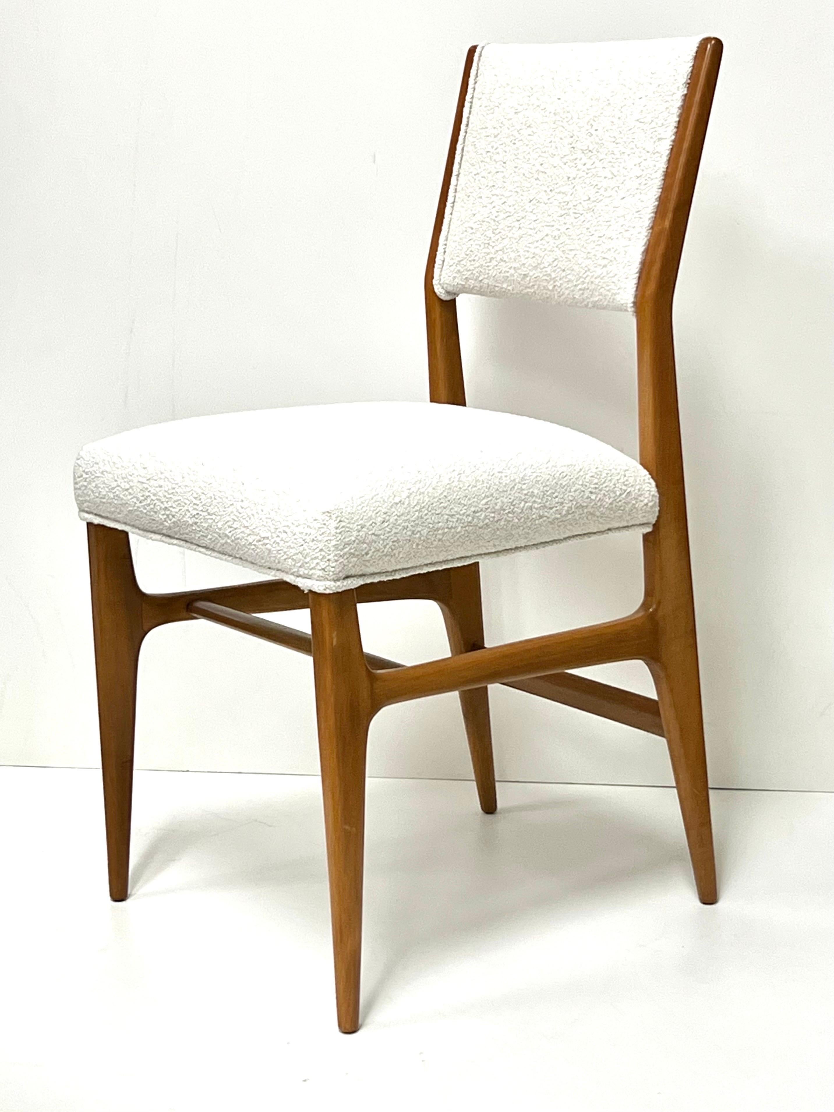 Italian Gio Ponti Single Desk Occasional Side Chair For Sale