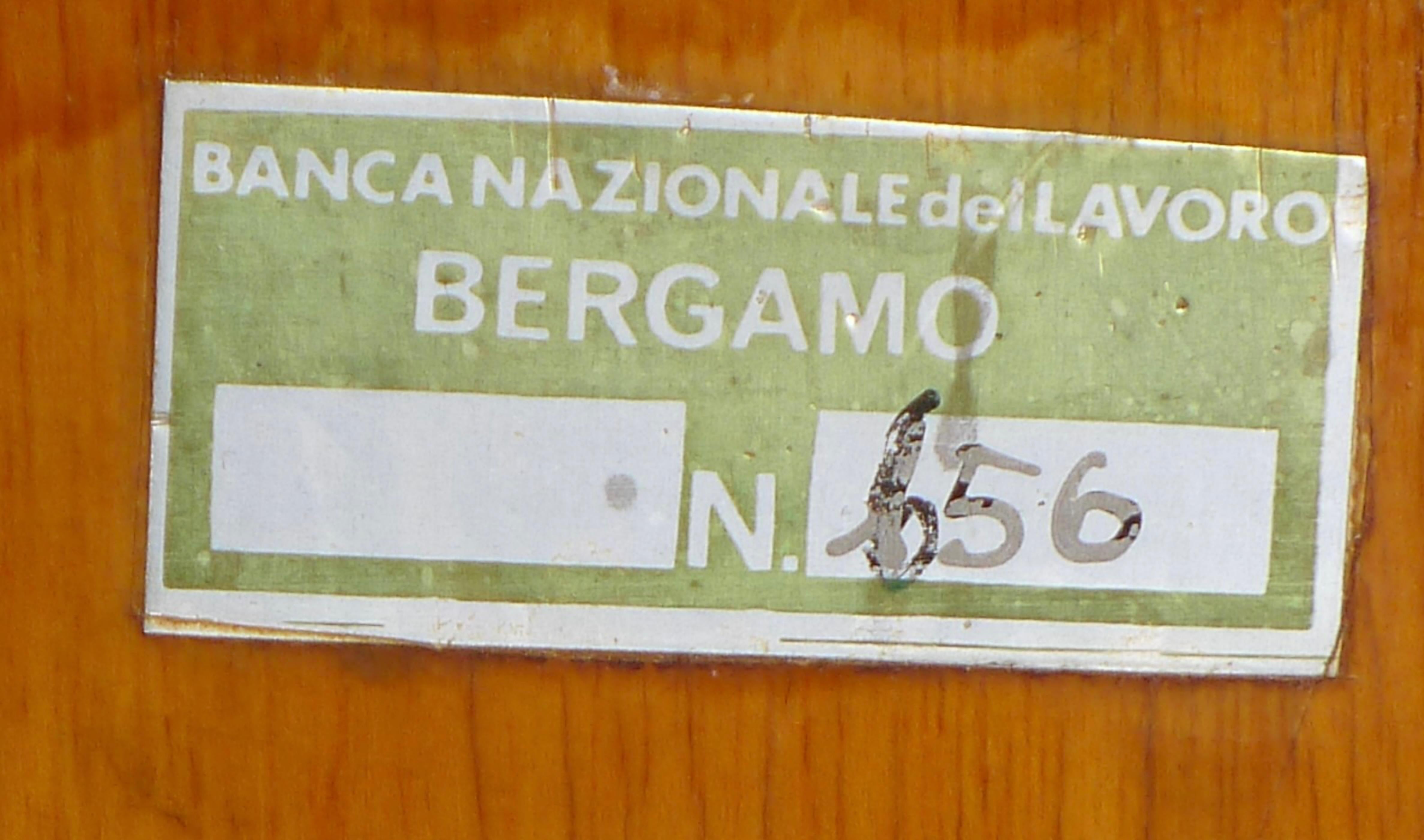 Mid-20th Century Gio Ponti, Small Walnut Desk, from the Banca Nazionale del Lavoro, 1950s For Sale