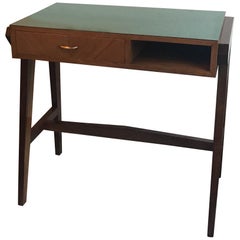 Scrivania "Stile" di Gio Ponti in legno e ottone, 1950, Italia