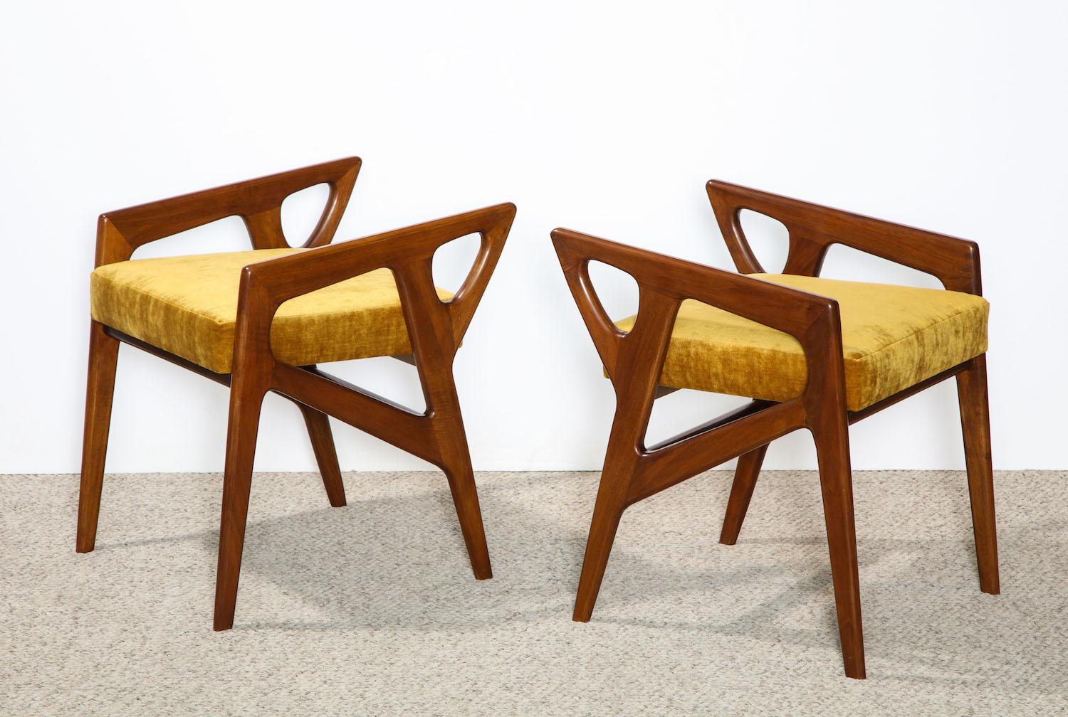 Mid-Century Modern Gio Ponti Stools