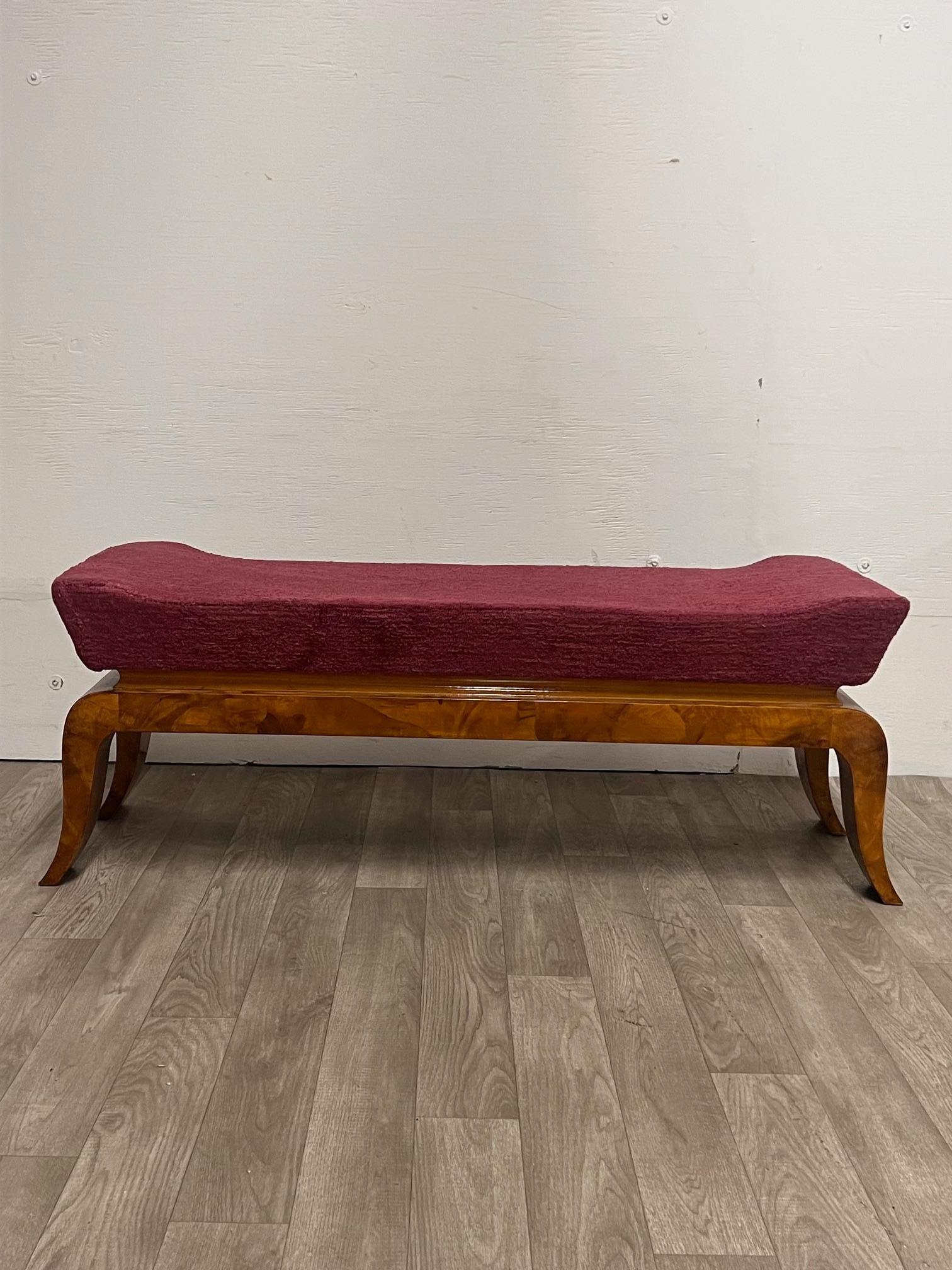 Gio Ponti Style Bench In Good Condition For Sale In Red Lion, PA