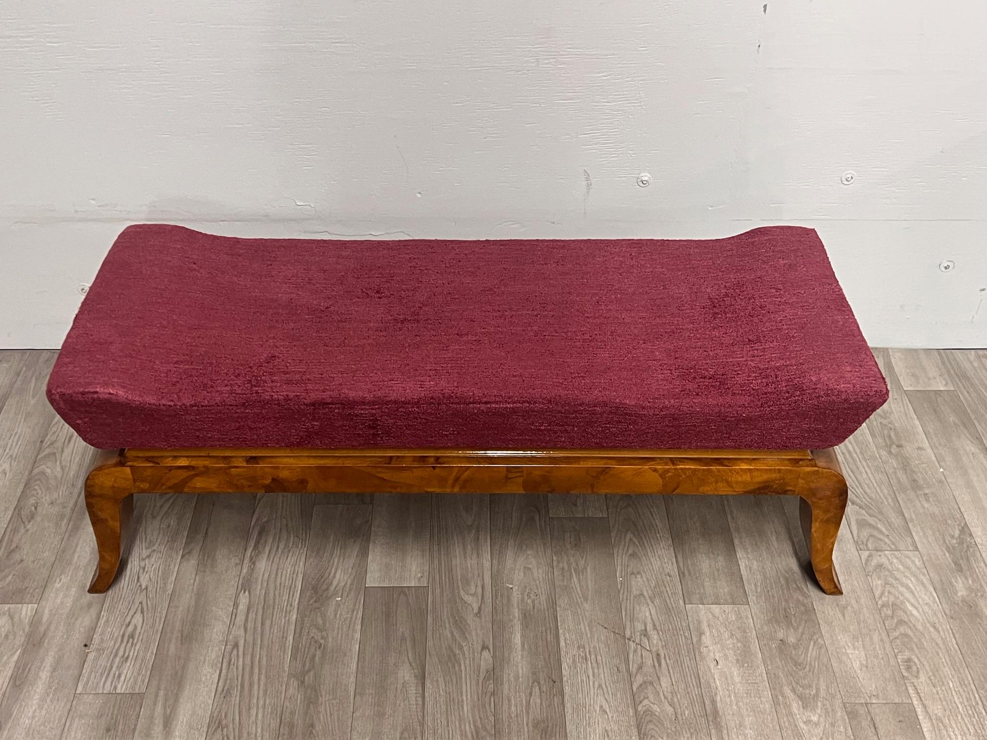 Late 20th Century Gio Ponti Style Bench For Sale