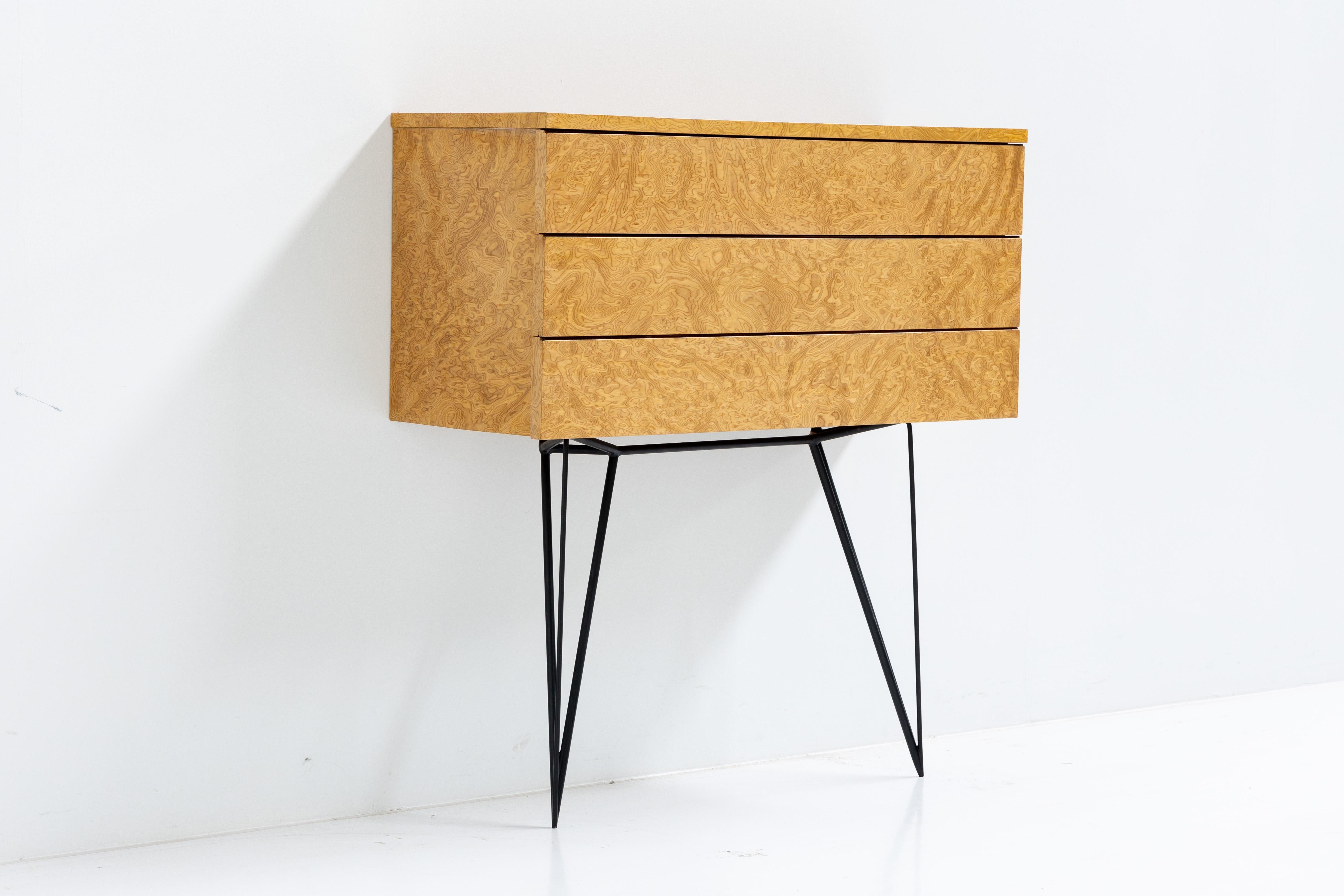 Mid-20th Century Gio Ponti Style Cabinet, Italy, 1950s For Sale