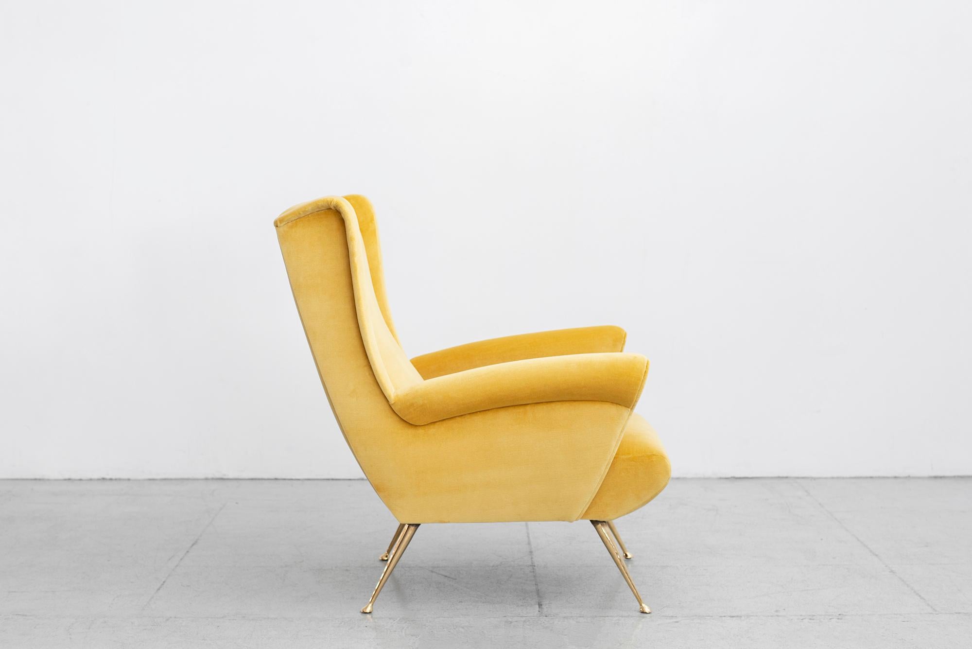 Mid-20th Century Gio Ponti Style Club Chairs