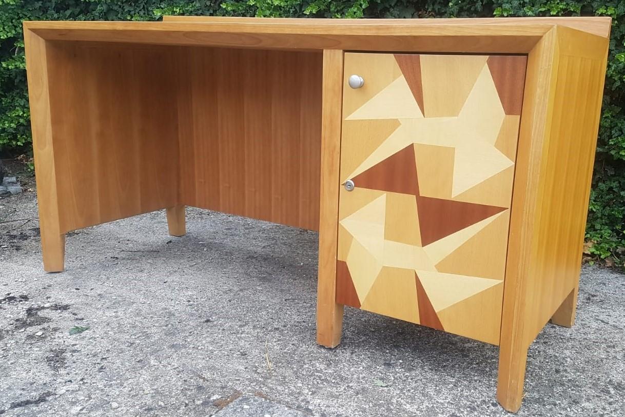 Legno Scrivania in stile Gio Ponti progettata per 