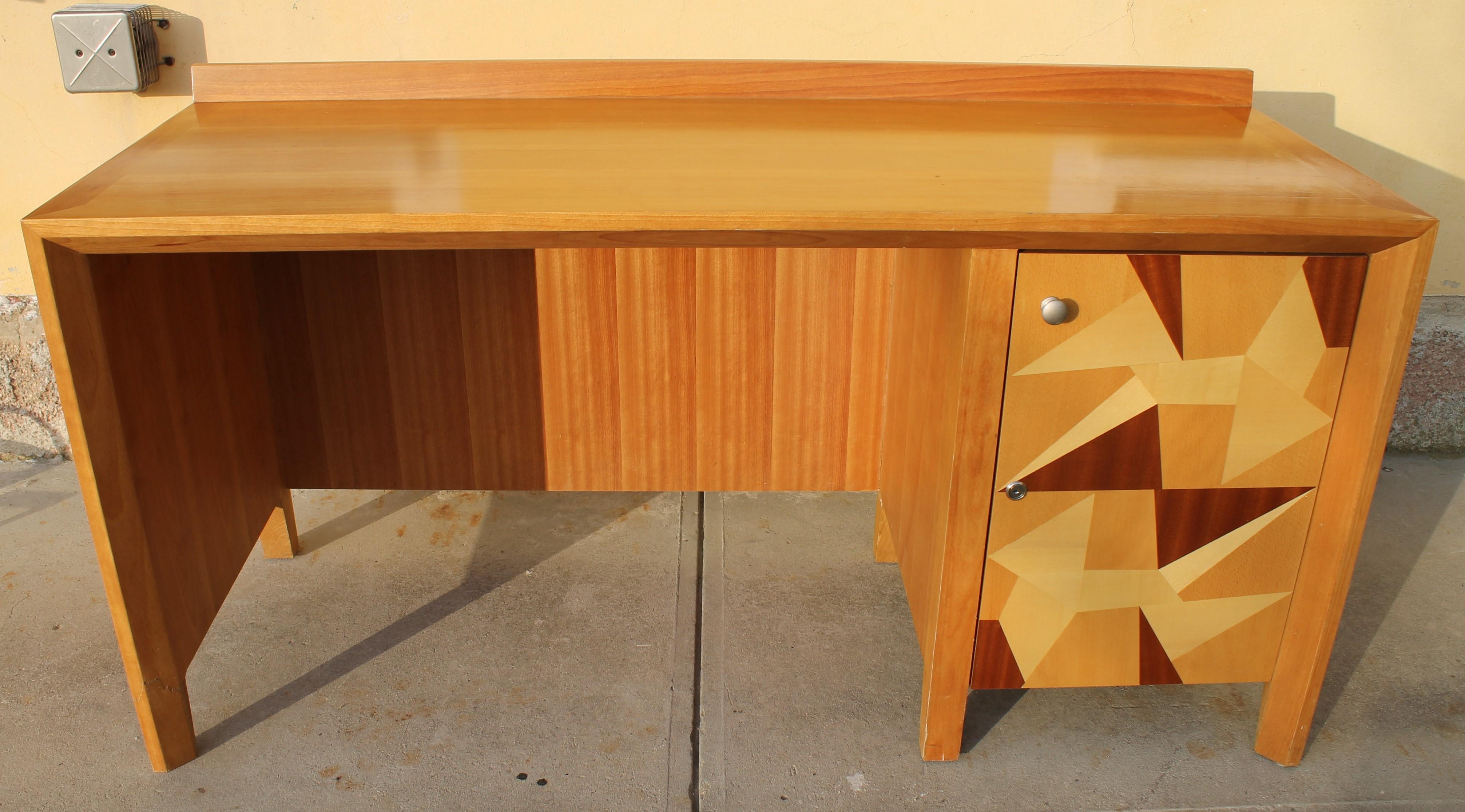 Italian Gio Ponti Style Desk Designed for 